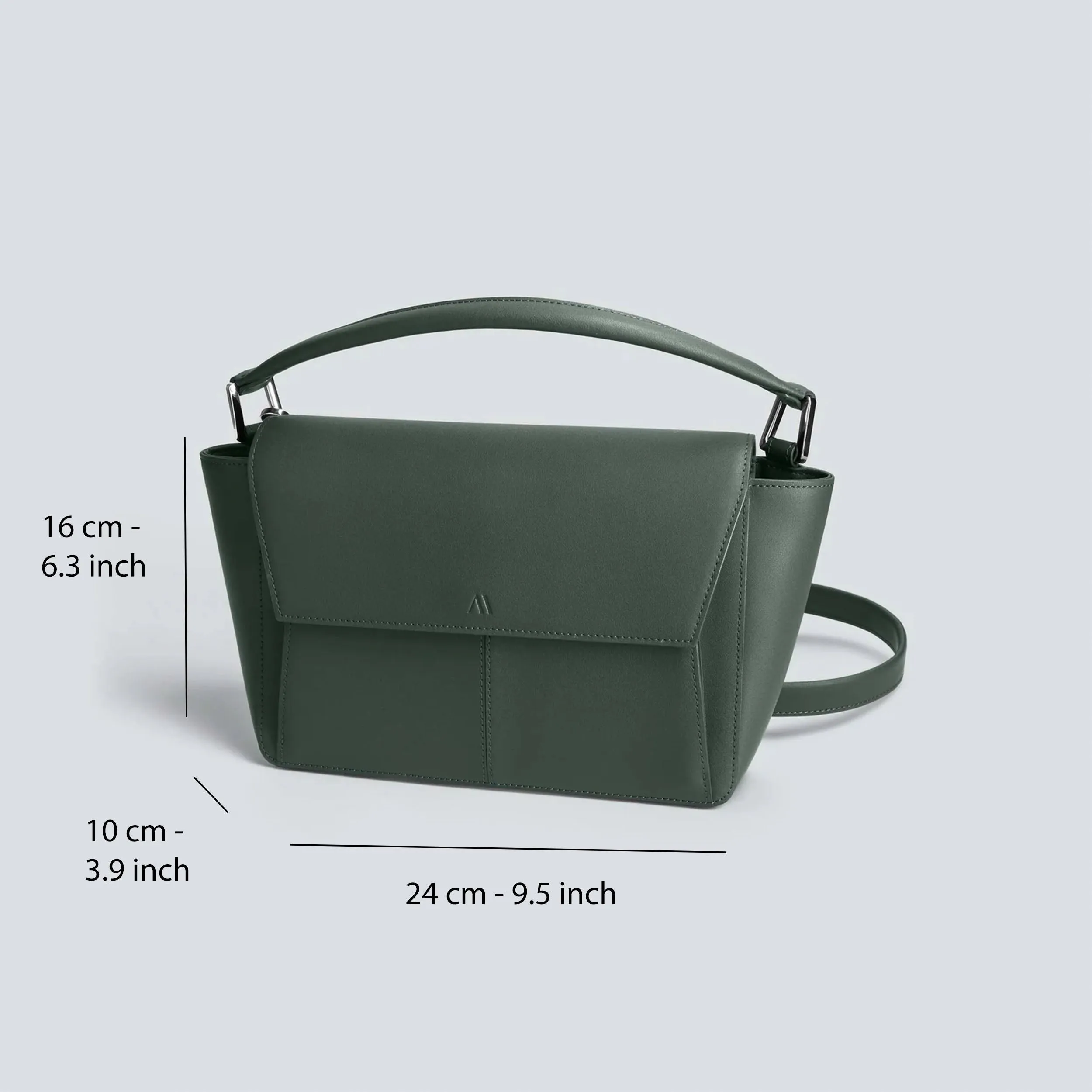 Ikon Shoulder Bag - forest green sold by Kaai nv product image thumbnail 4