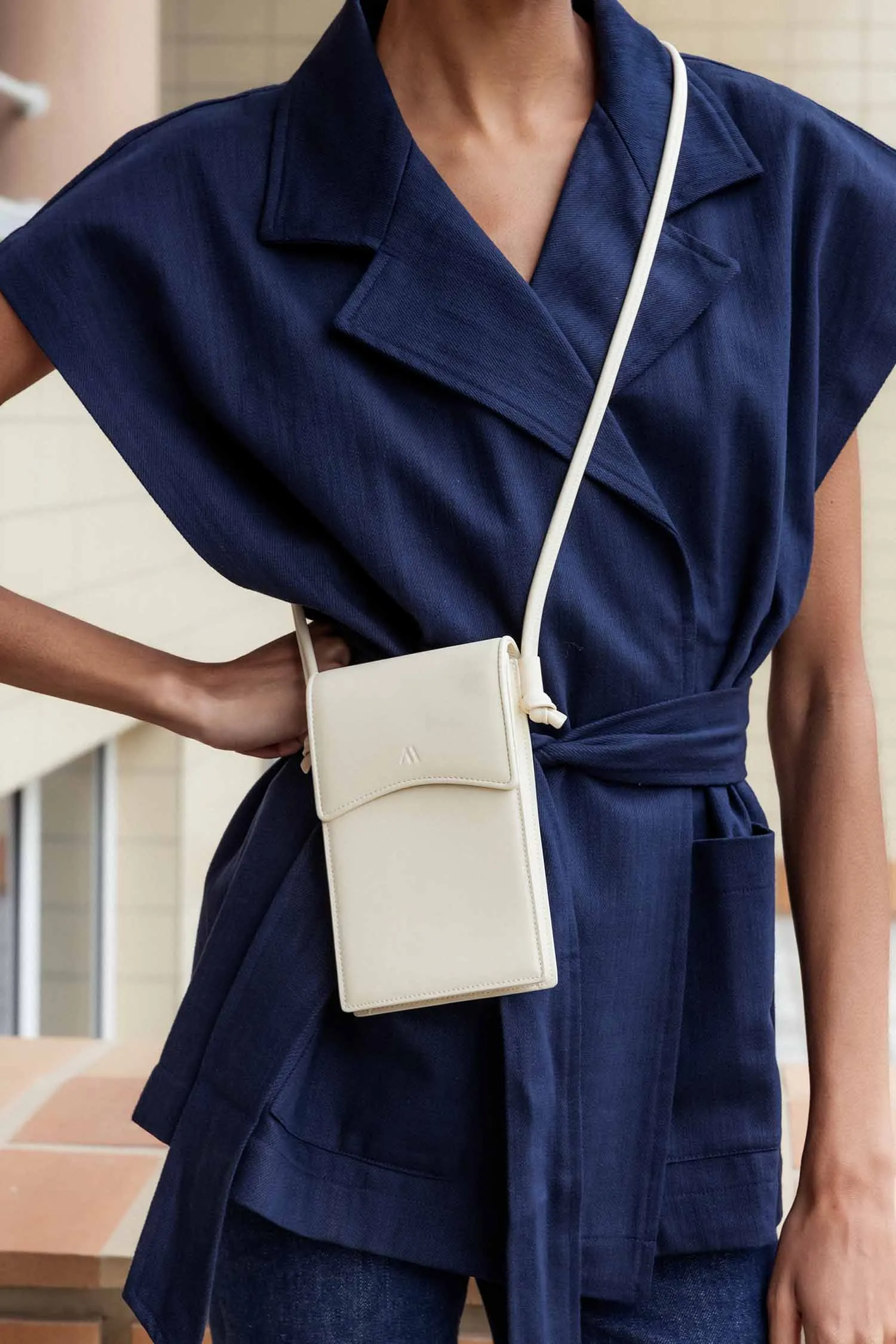 Arch Smartphone Pouch - bleached sand sold by Kaai nv product image thumbnail 3