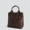 Mini Loop - soft croco espresso sold by Kaai nv