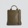 Loop - nappa dark khaki sold by Kaai nv