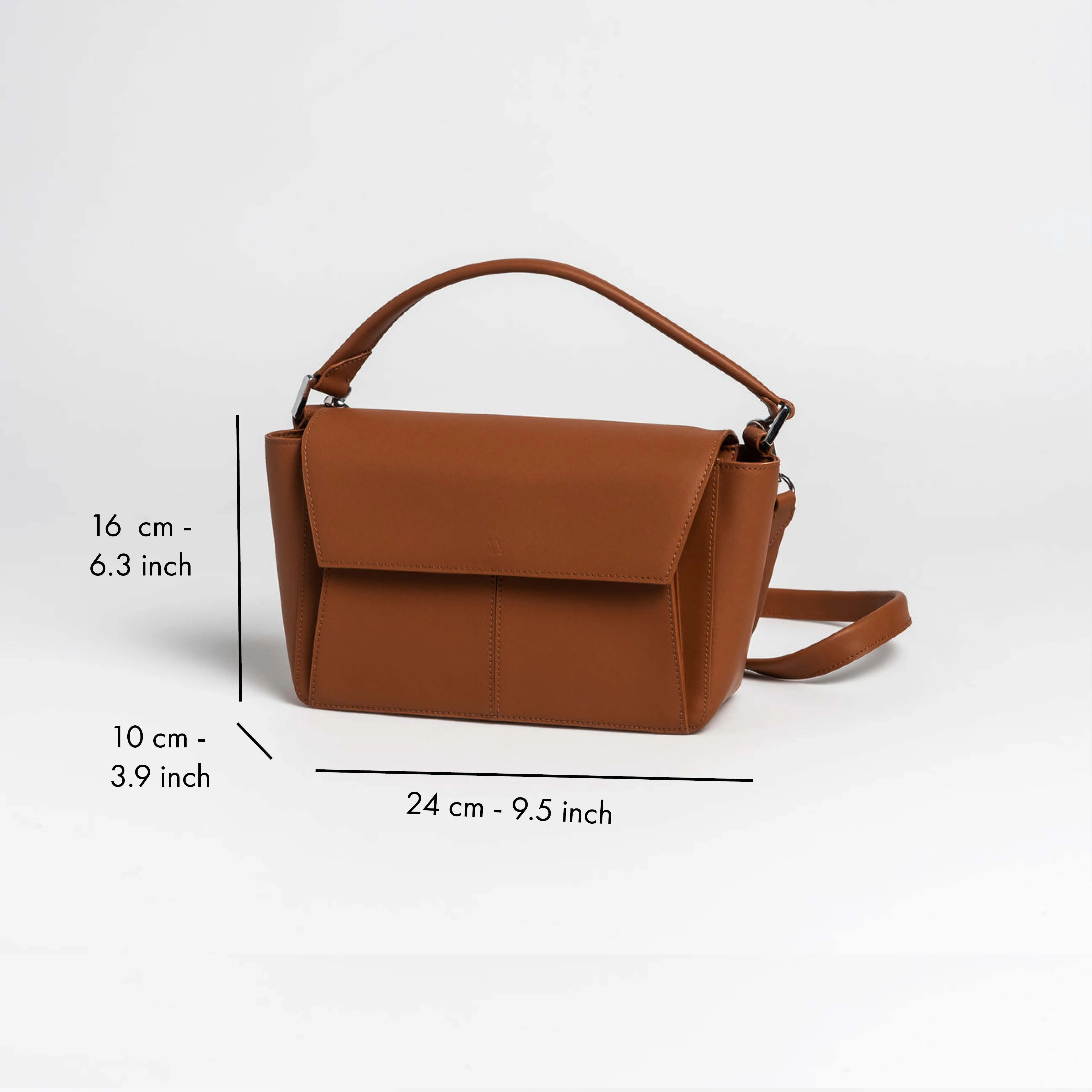 Ikon Shoulder Bag - cognac sold by Kaai nv product image thumbnail 4