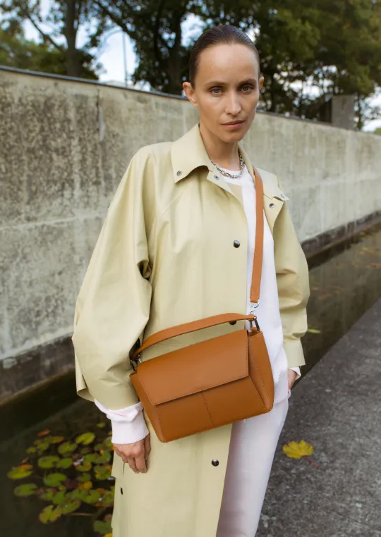 Ikon Shoulder Bag - cognac sold by Kaai nv product image thumbnail 3