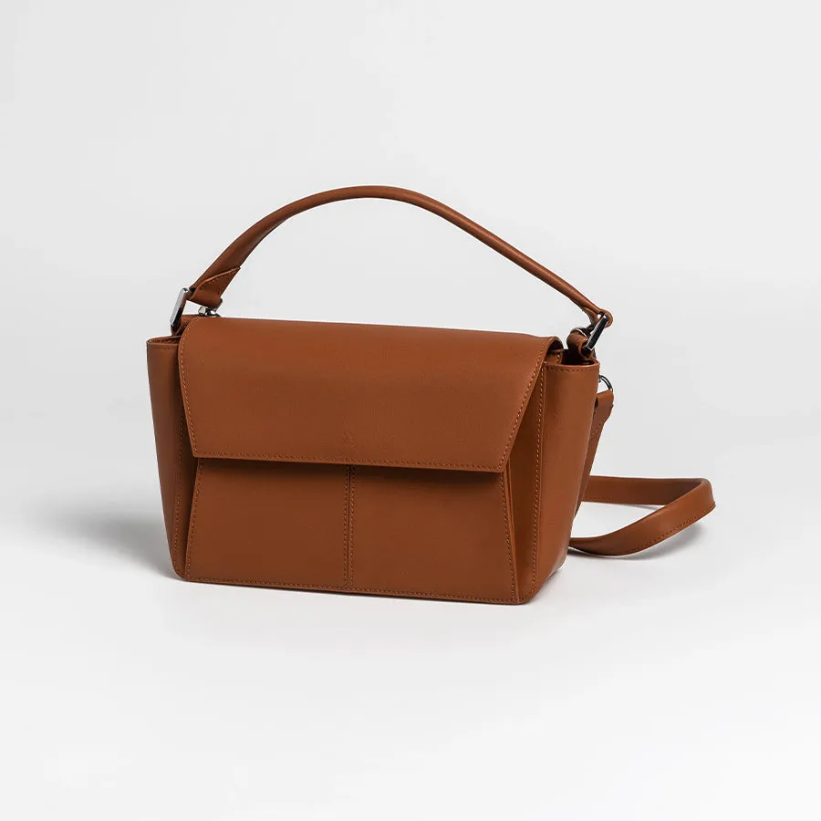 Ikon Shoulder Bag - cognac sold by Kaai nv