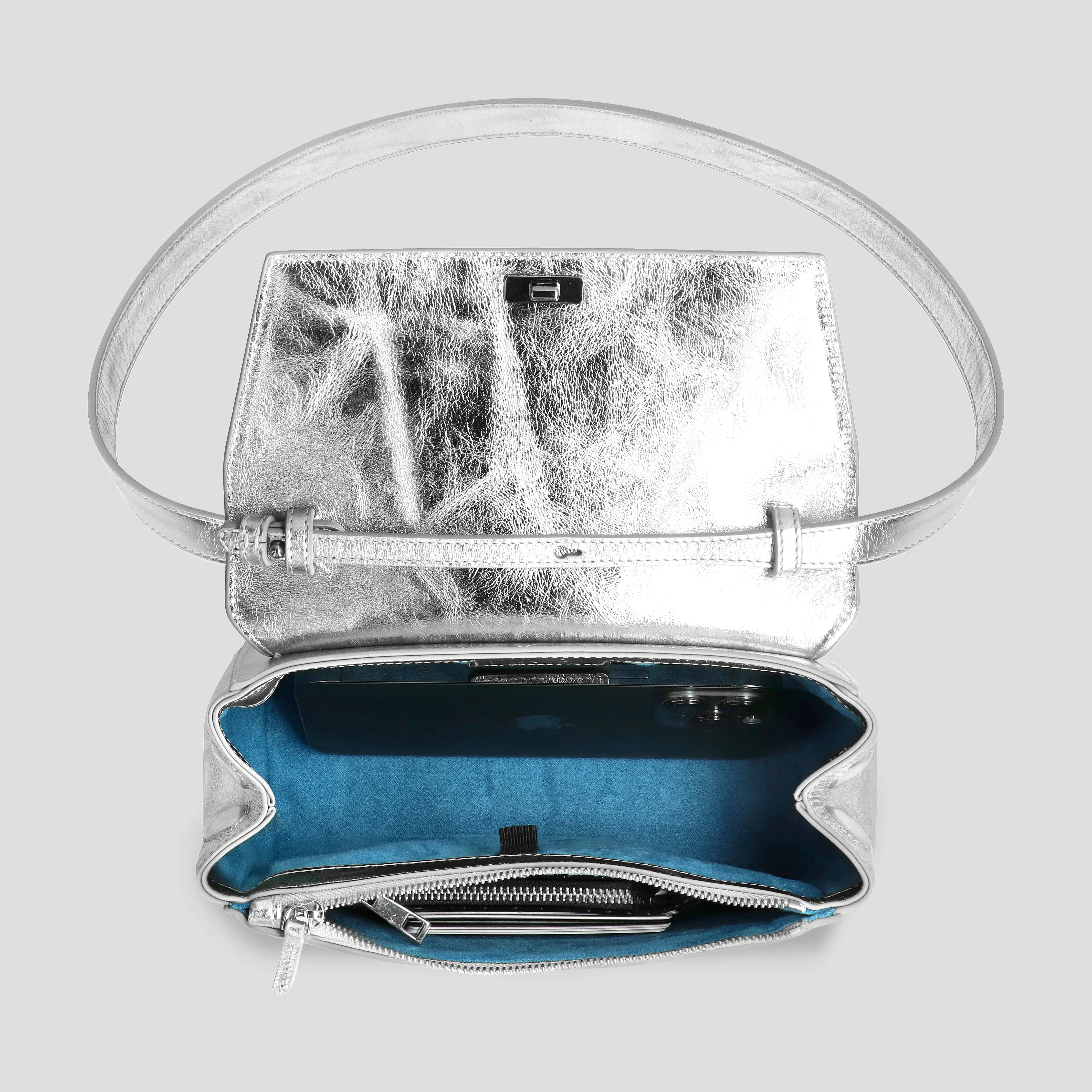 Ikon clutch - silver sold by Kaai nv product image thumbnail 2