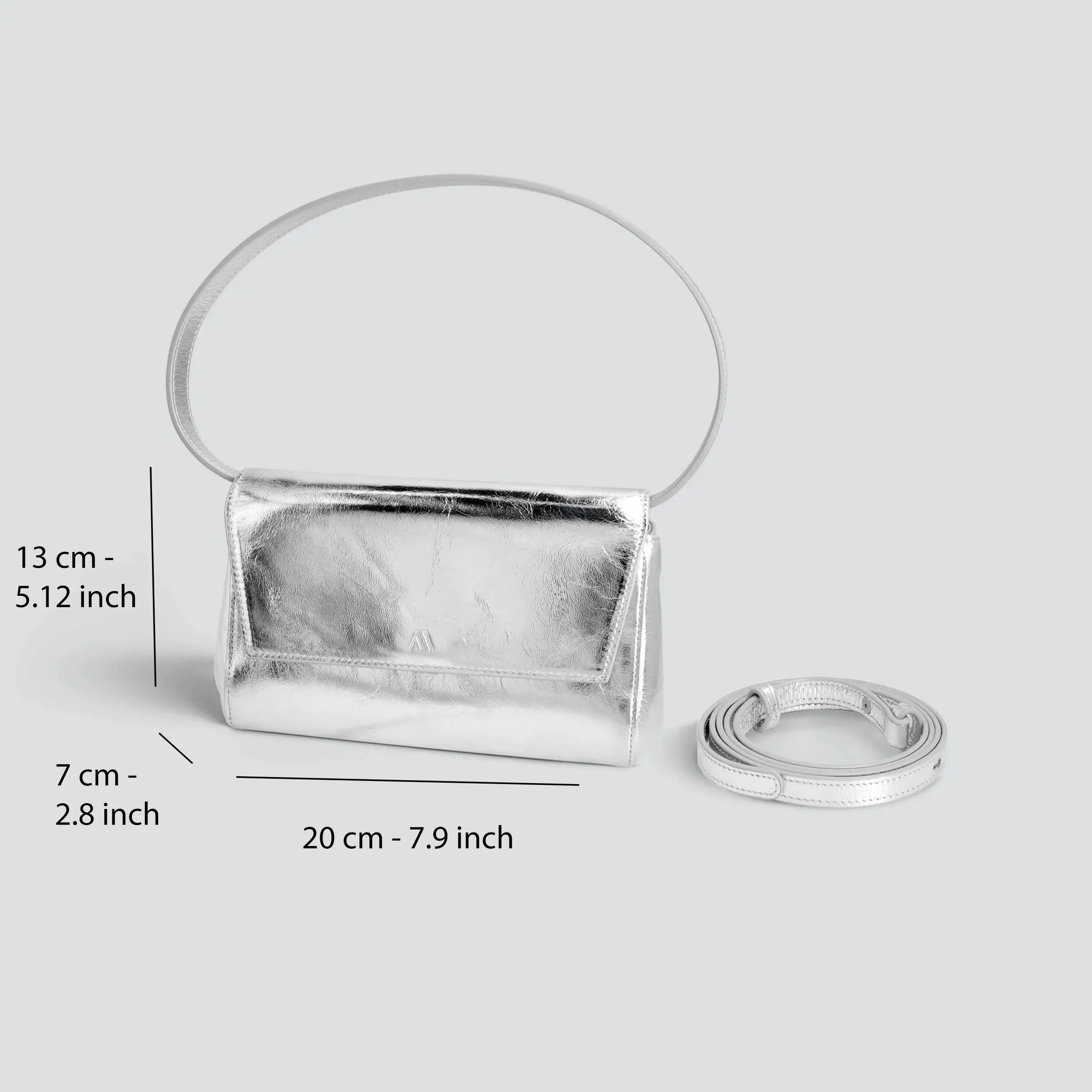 Ikon clutch - silver sold by Kaai nv product image thumbnail 3