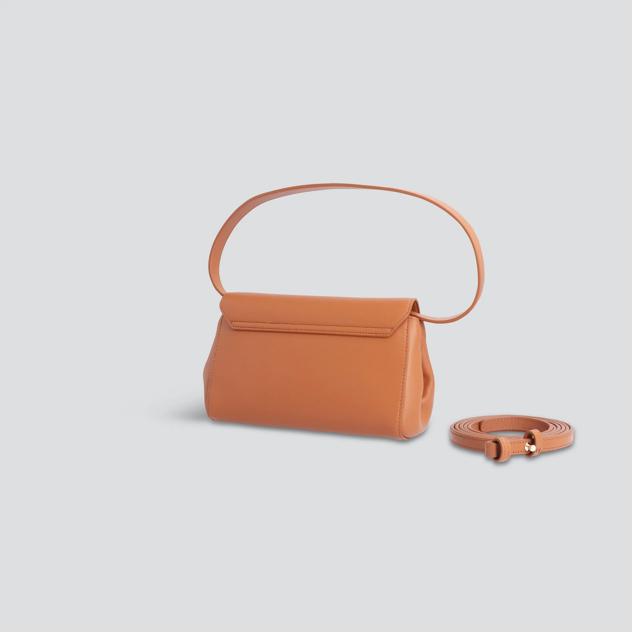 Ikon Clutch - light cognac with ornament sold by Kaai nv product image thumbnail 2