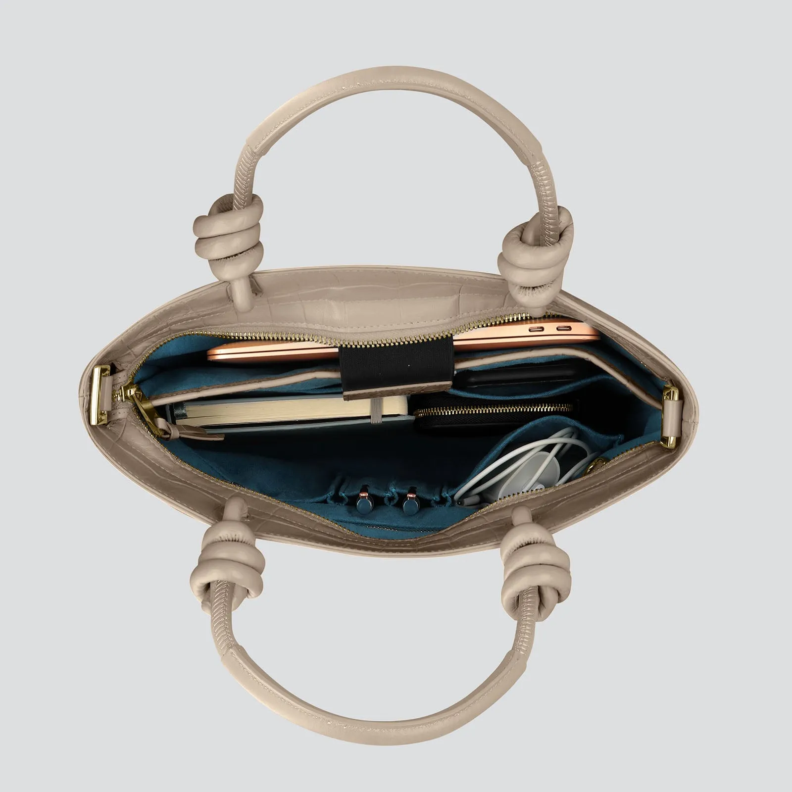 Loop - soft croco clay taupe sold by Kaai nv product image thumbnail 2