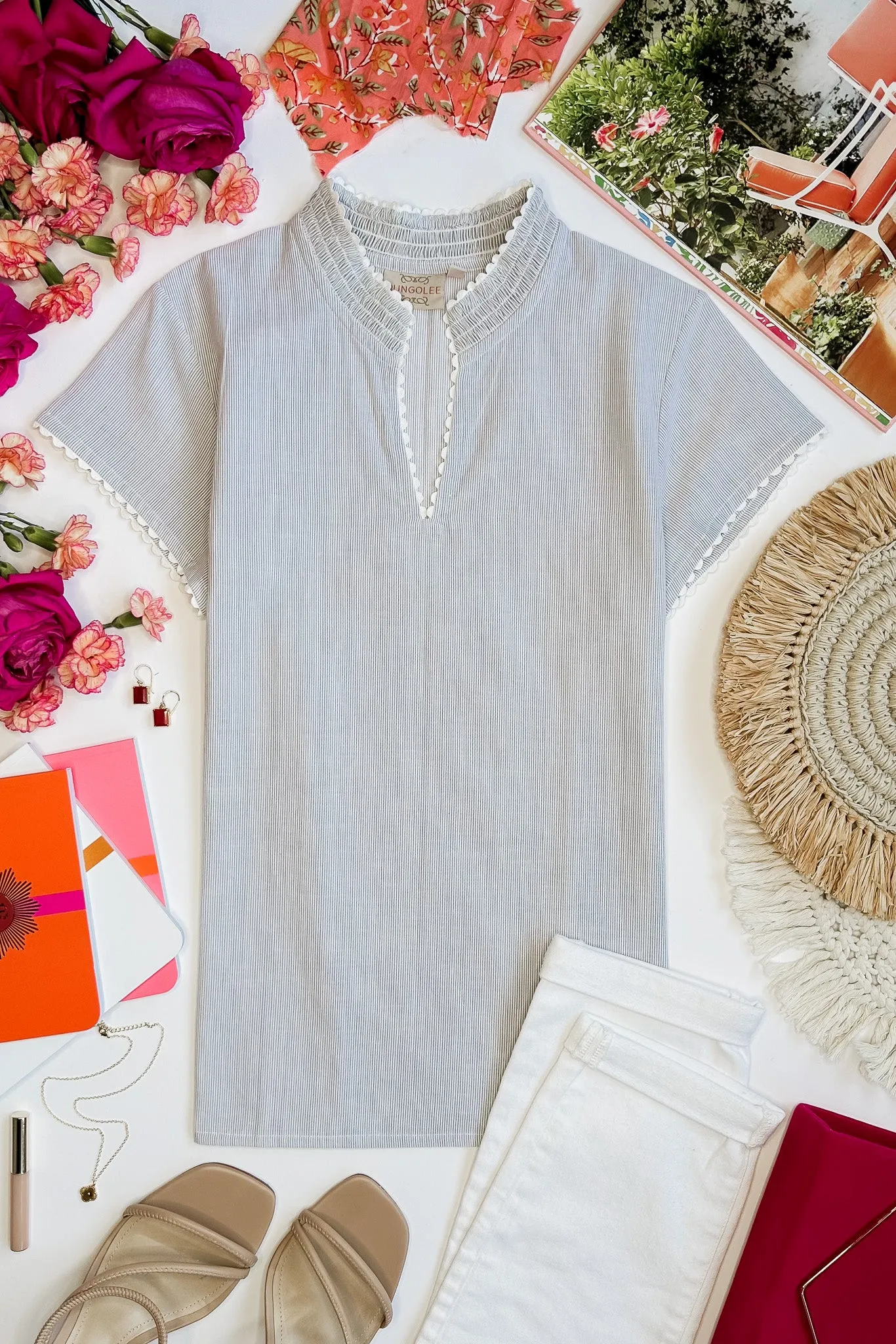 Windsor Cotton Blouse sold by Rungolee product image thumbnail 3