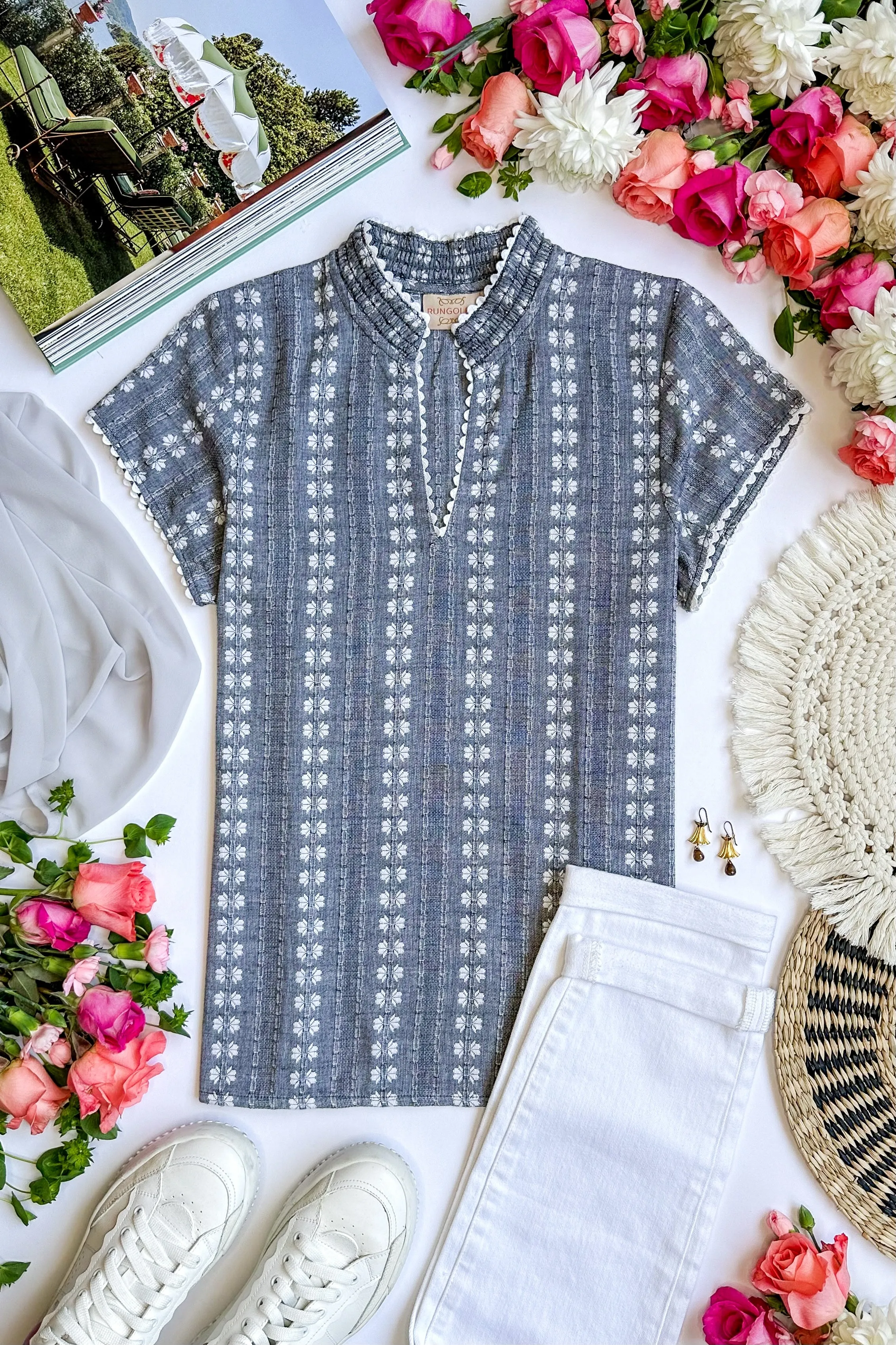 Windsor Cotton Blouse sold by Rungolee