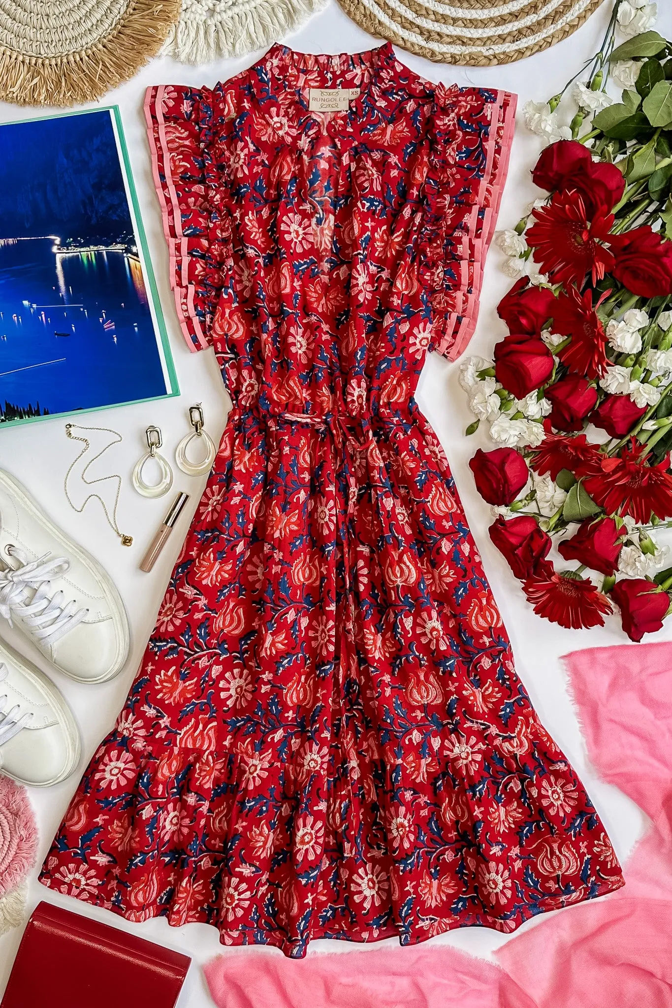 Florence Cotton Dress sold by Rungolee