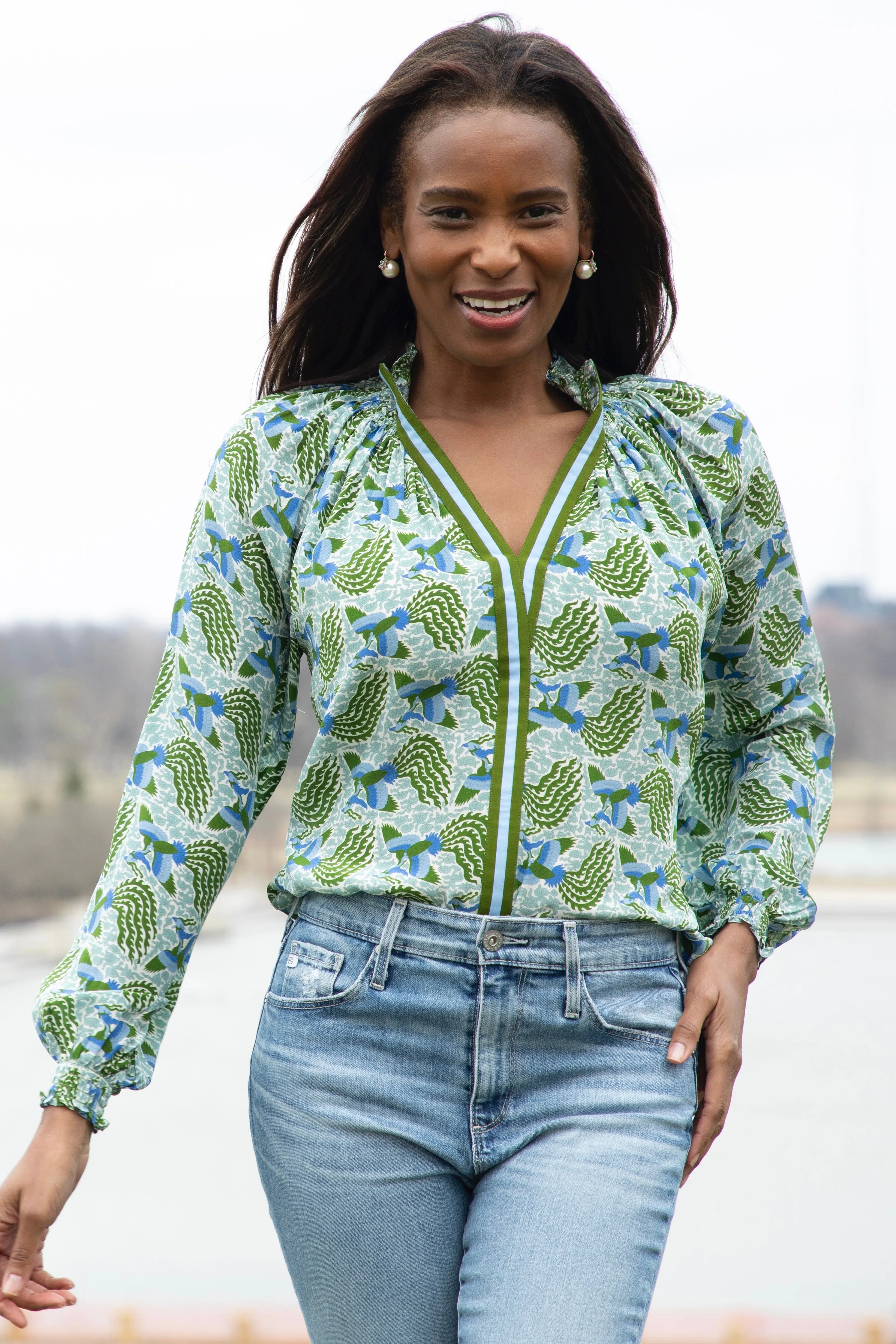 Aspen Full Sleeve Blouse sold by Rungolee product image thumbnail 5