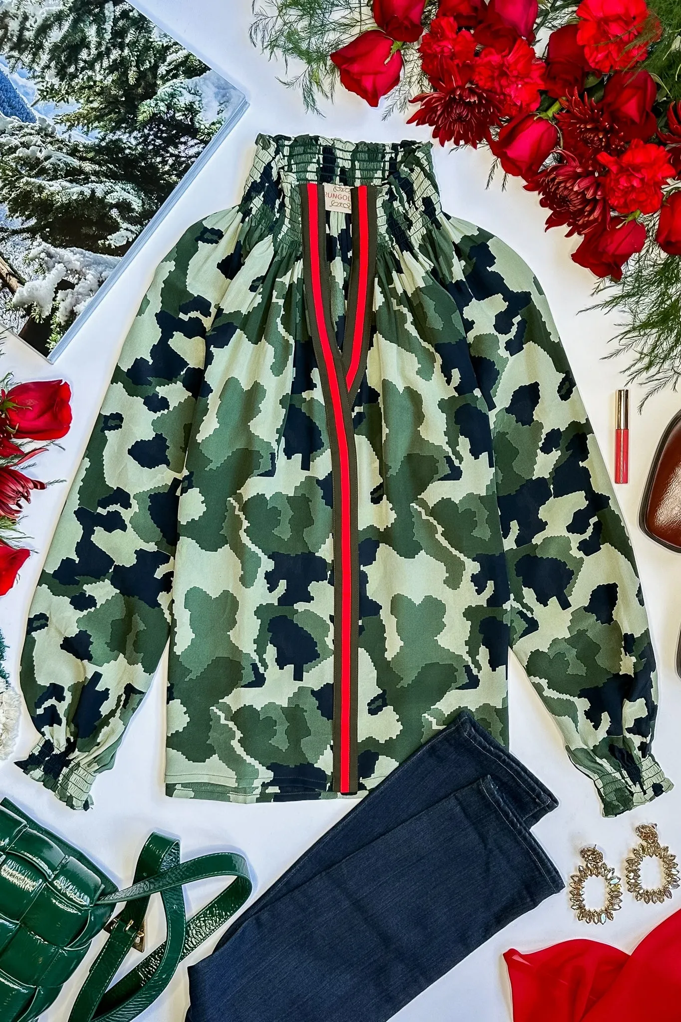 Aspen Full Sleeve Blouse sold by Rungolee product image thumbnail 4