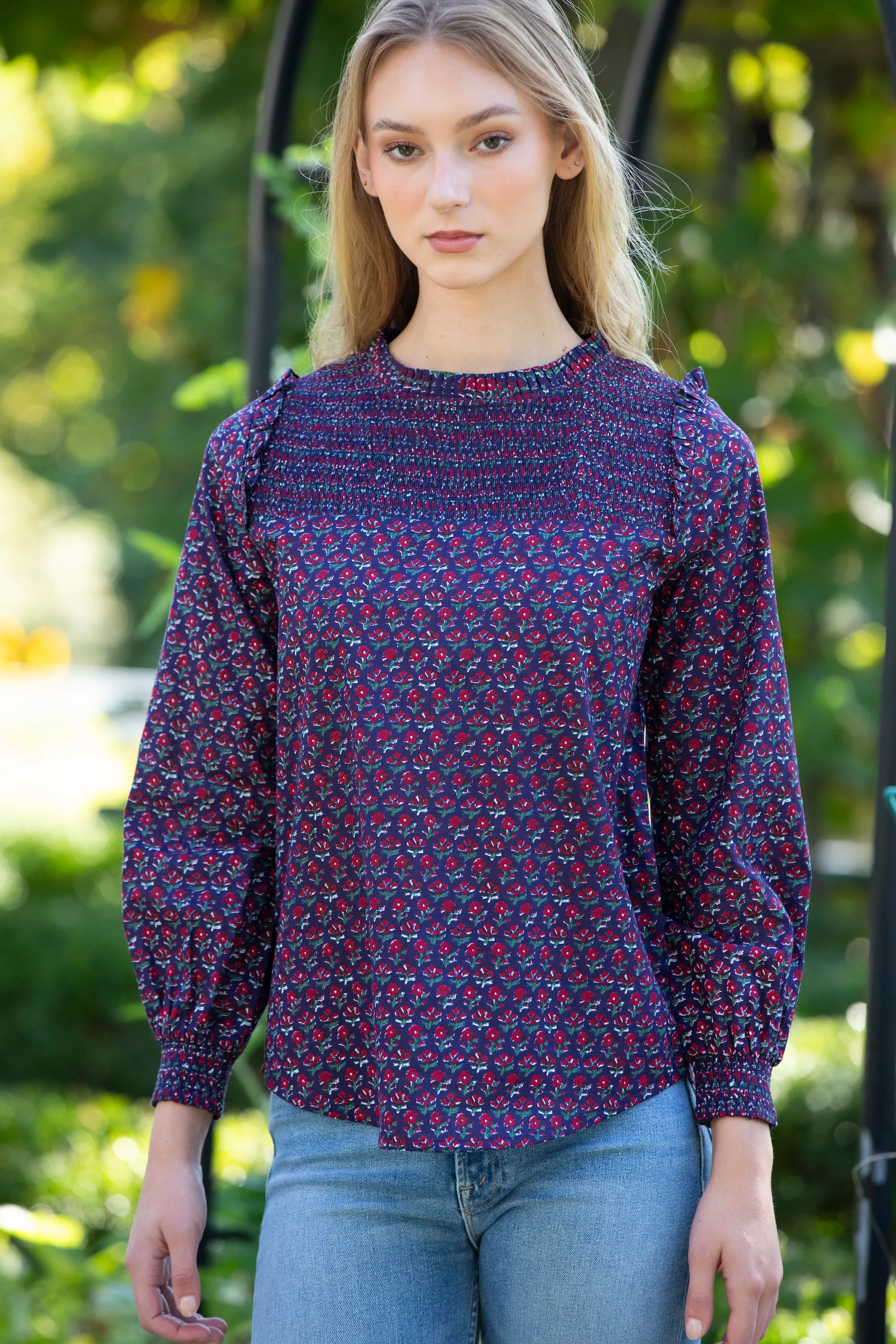 Karli Full Sleeve Cotton Blouse sold by Rungolee product image thumbnail 2