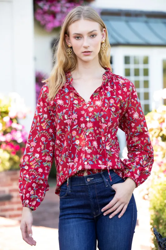 Layla Cotton Blouse sold by Rungolee