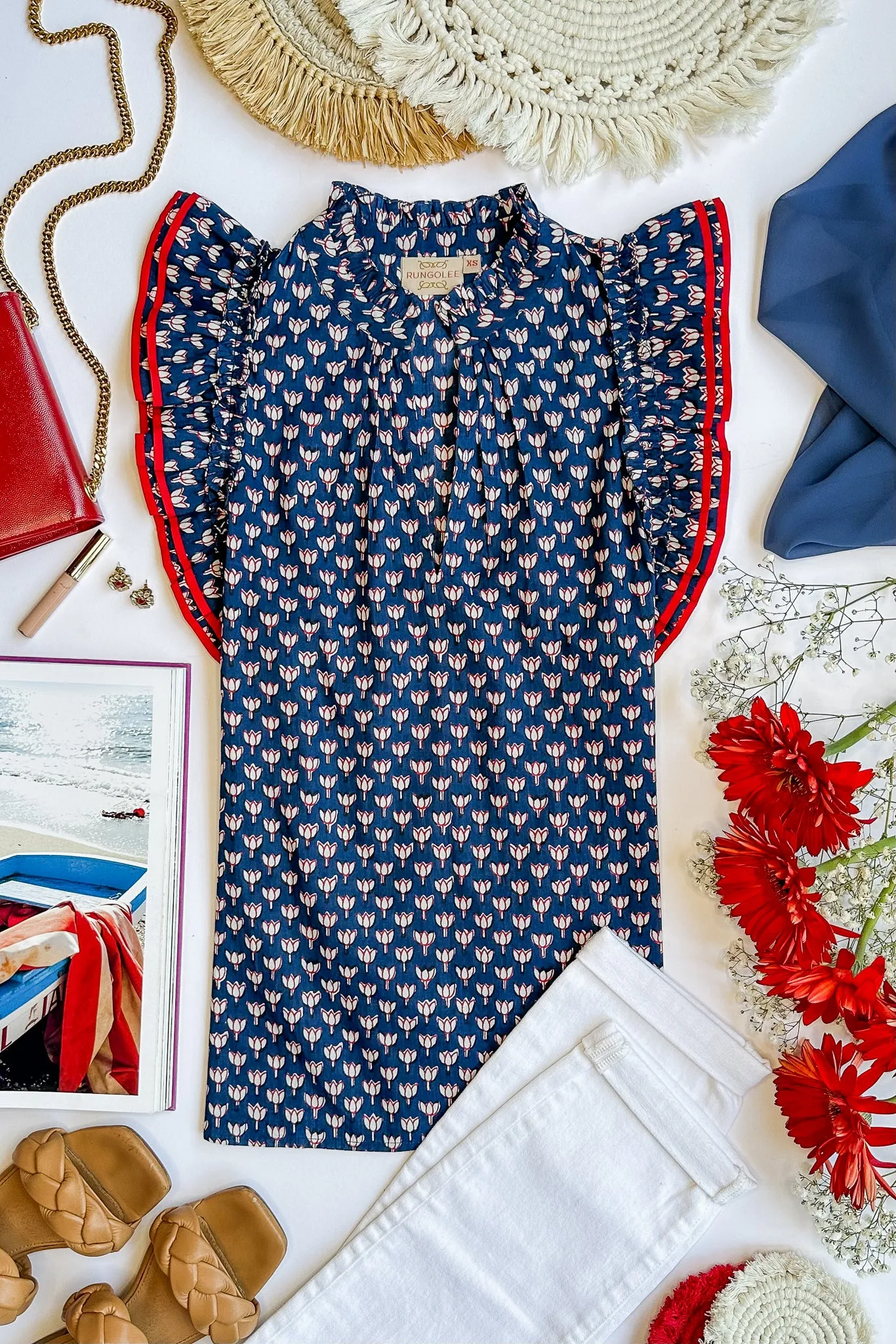 Florence Cotton Blouse sold by Rungolee product image thumbnail 5