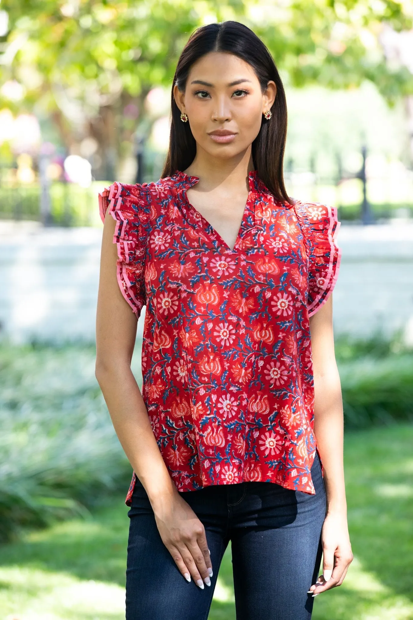 Florence Cotton Blouse sold by Rungolee product image thumbnail 3