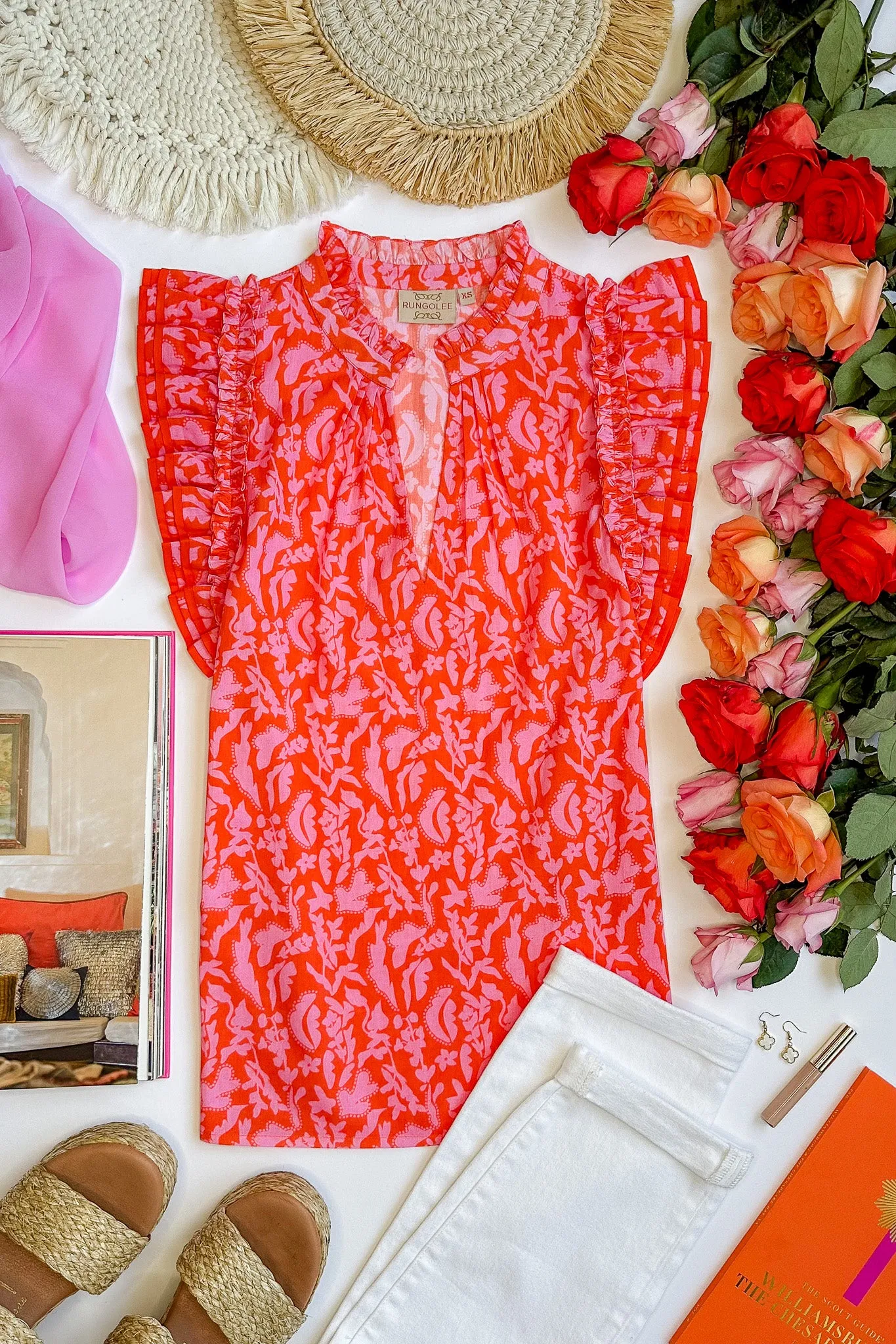 Florence Cotton Blouse sold by Rungolee