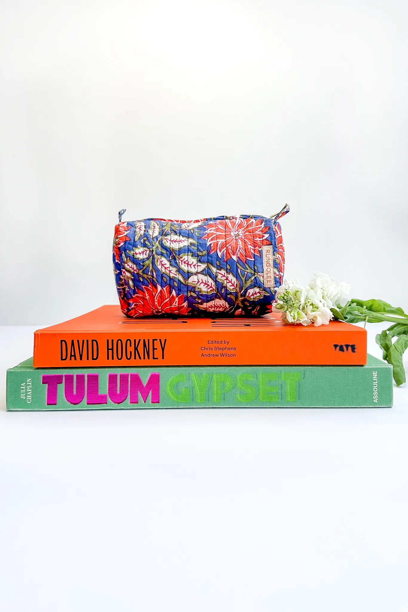 Block Print Mini Makeup Bag sold by Rungolee product image thumbnail 2