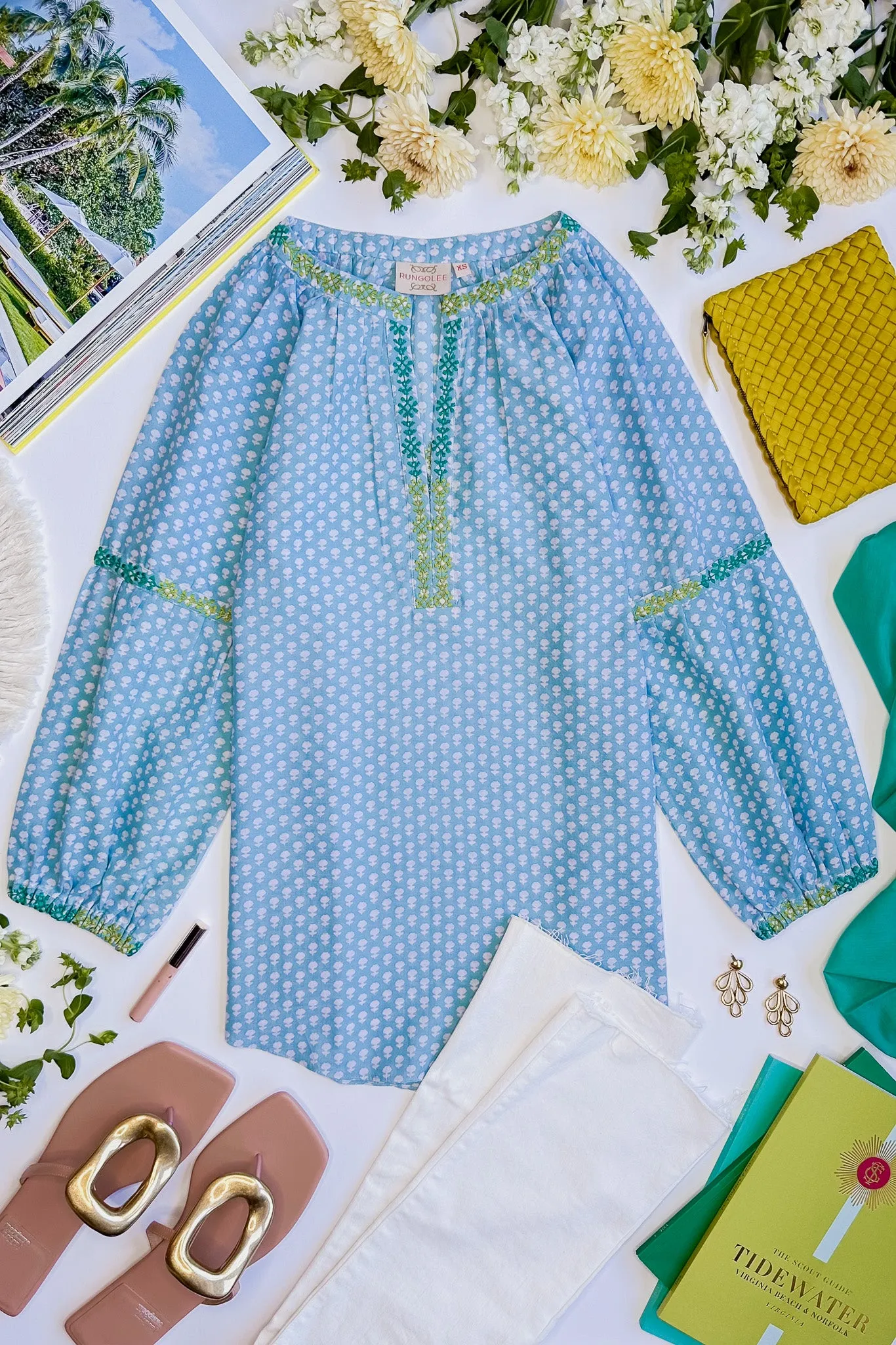 Maldives Embroidered Blouse sold by Rungolee