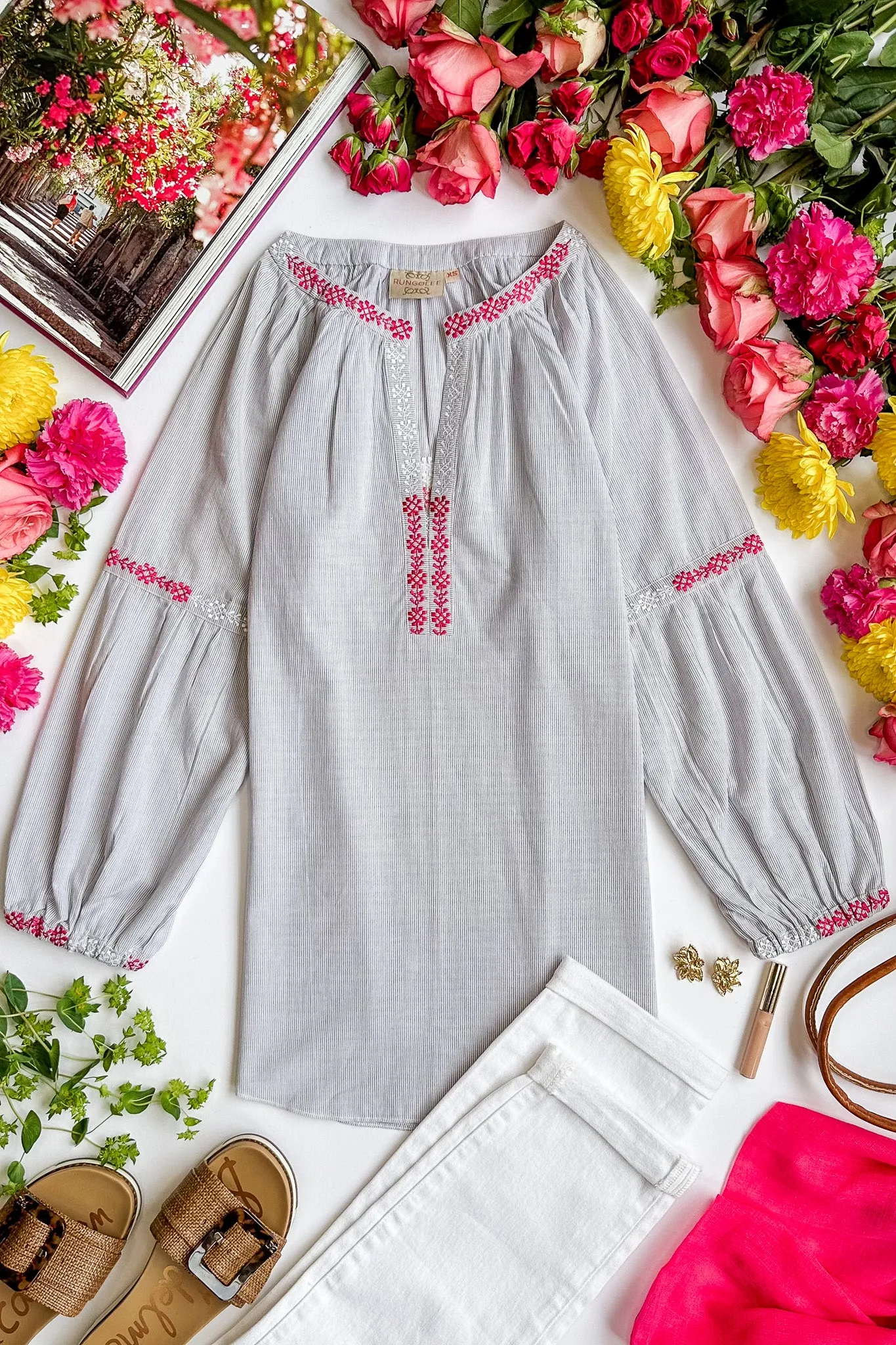 Maldives Embroidered Blouse sold by Rungolee product image thumbnail 2
