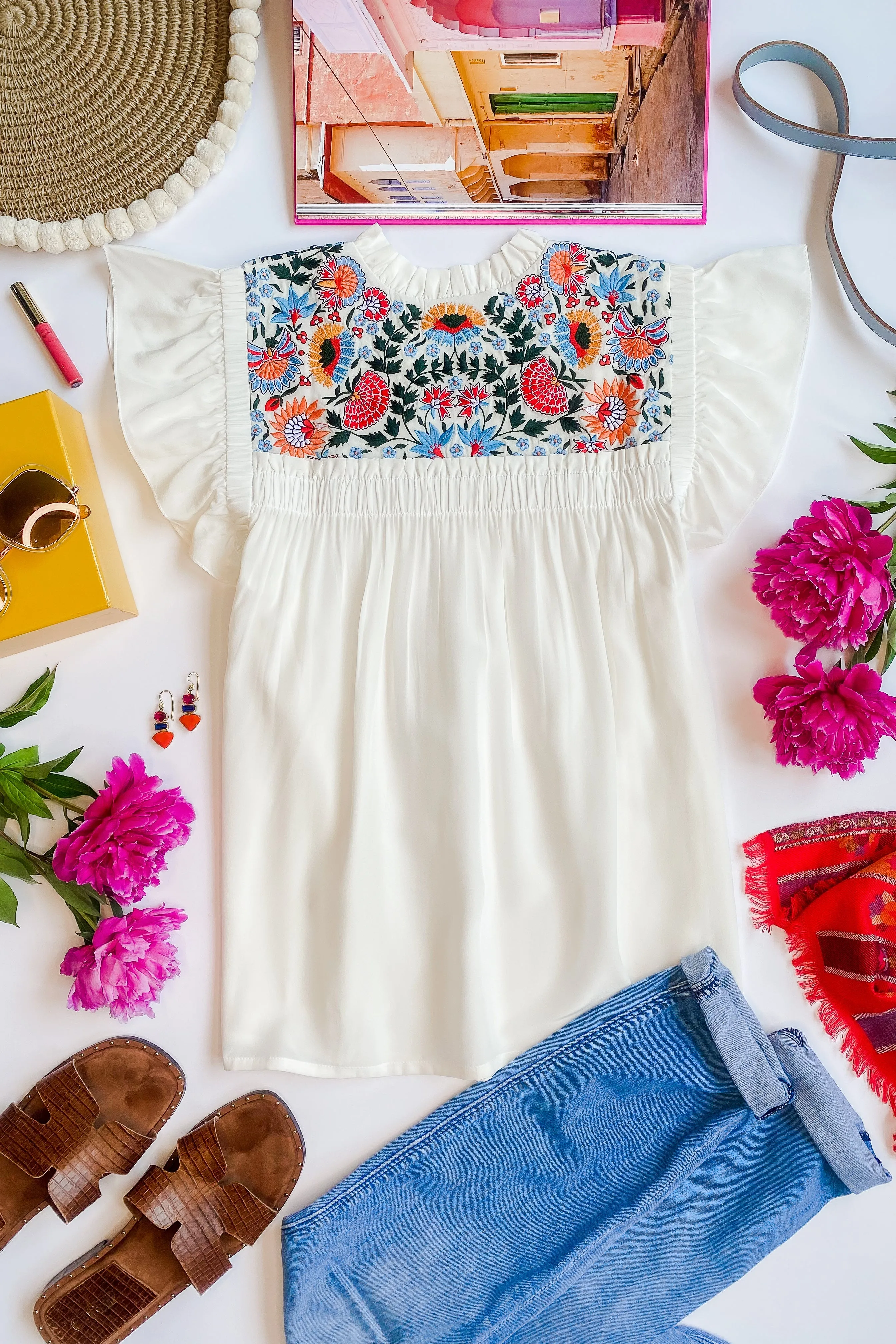 Talia Embroidered Blouse sold by Rungolee product image thumbnail 2