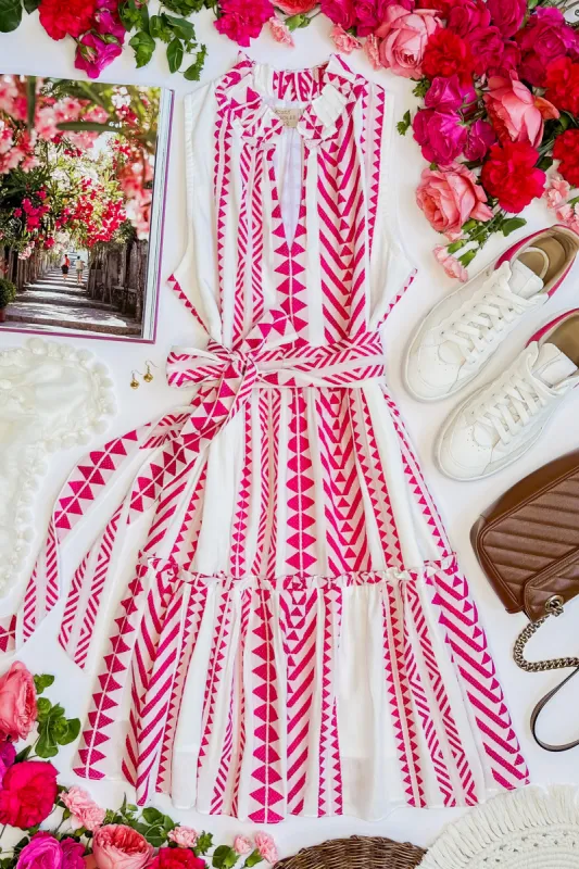 Porto Sleeveless Cotton Dress sold by Rungolee