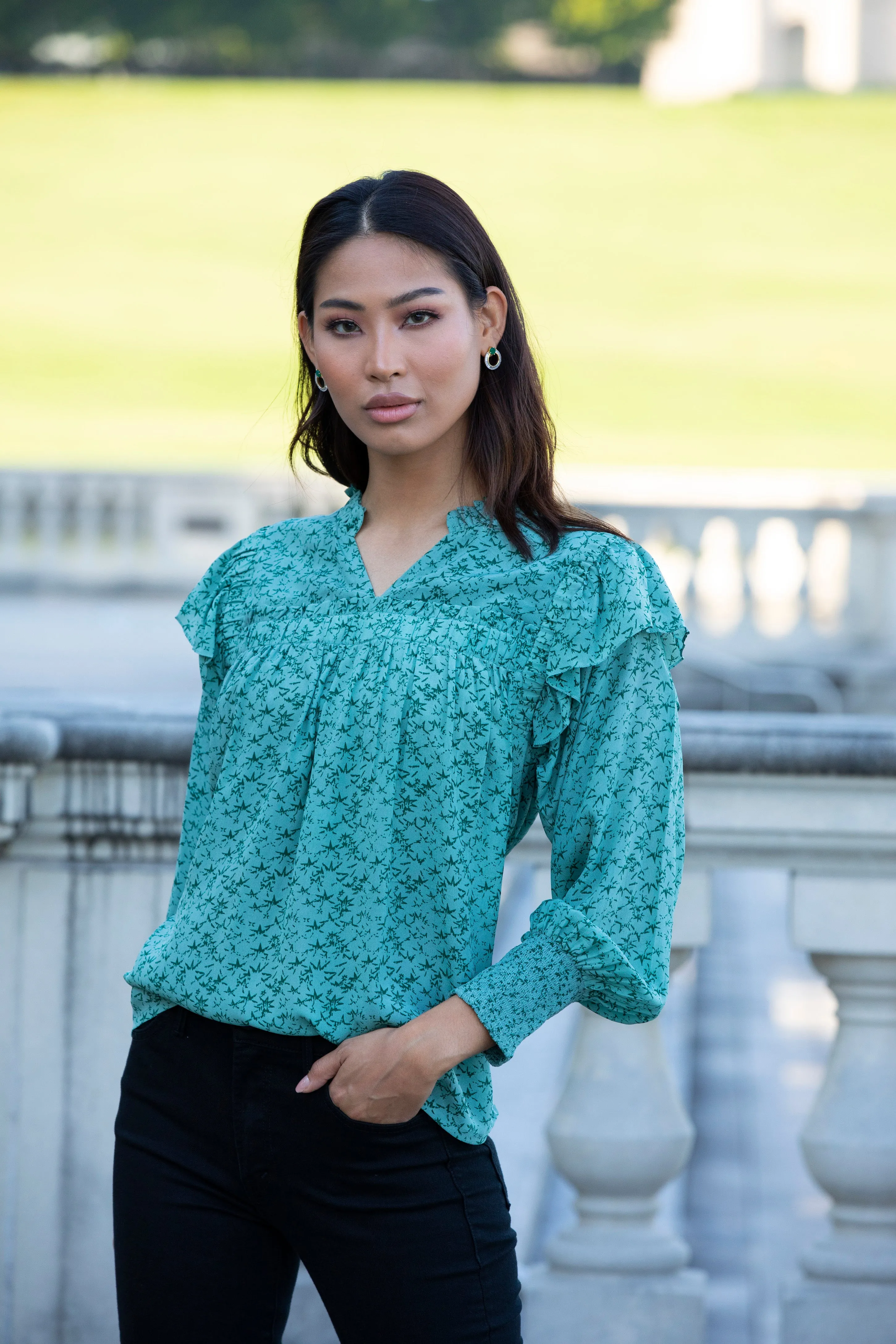 Talia Full Sleeve Blouse sold by Rungolee product image thumbnail 2