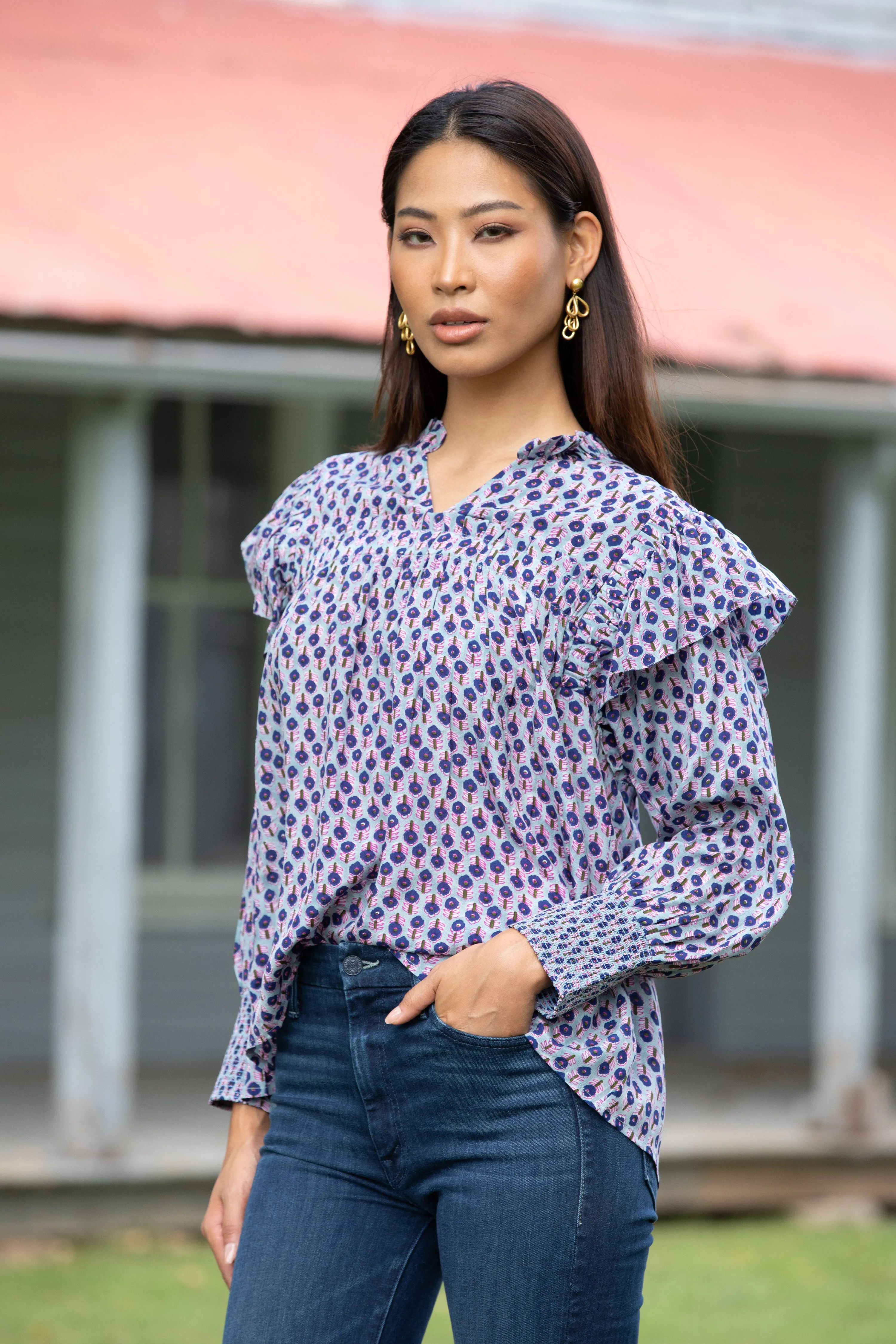 Talia Full Sleeve Blouse sold by Rungolee