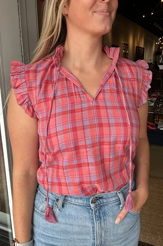 Francesca Cotton Blouse- Sale sold by Rungolee