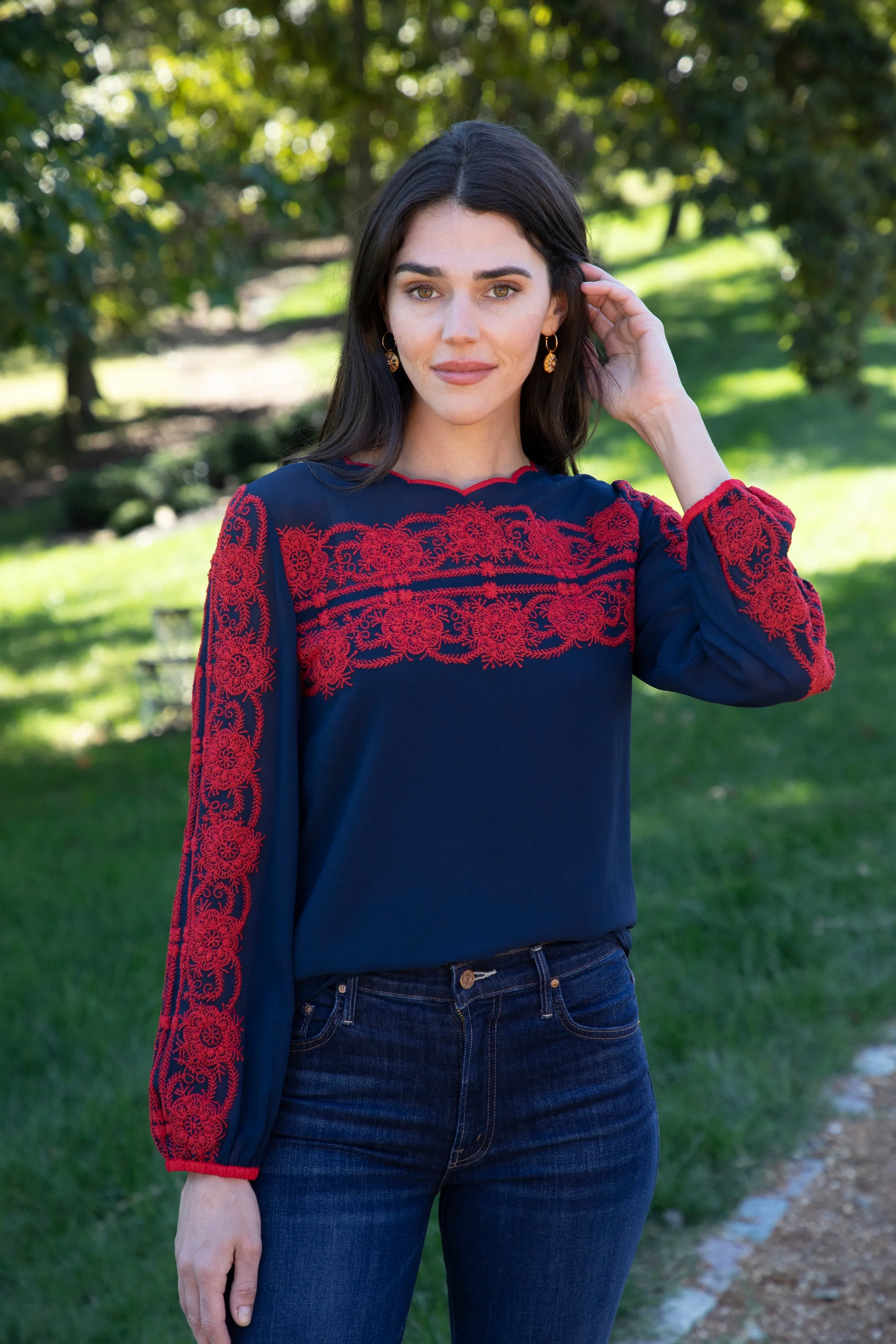 Isabella blouse sold by Rungolee product image thumbnail 3