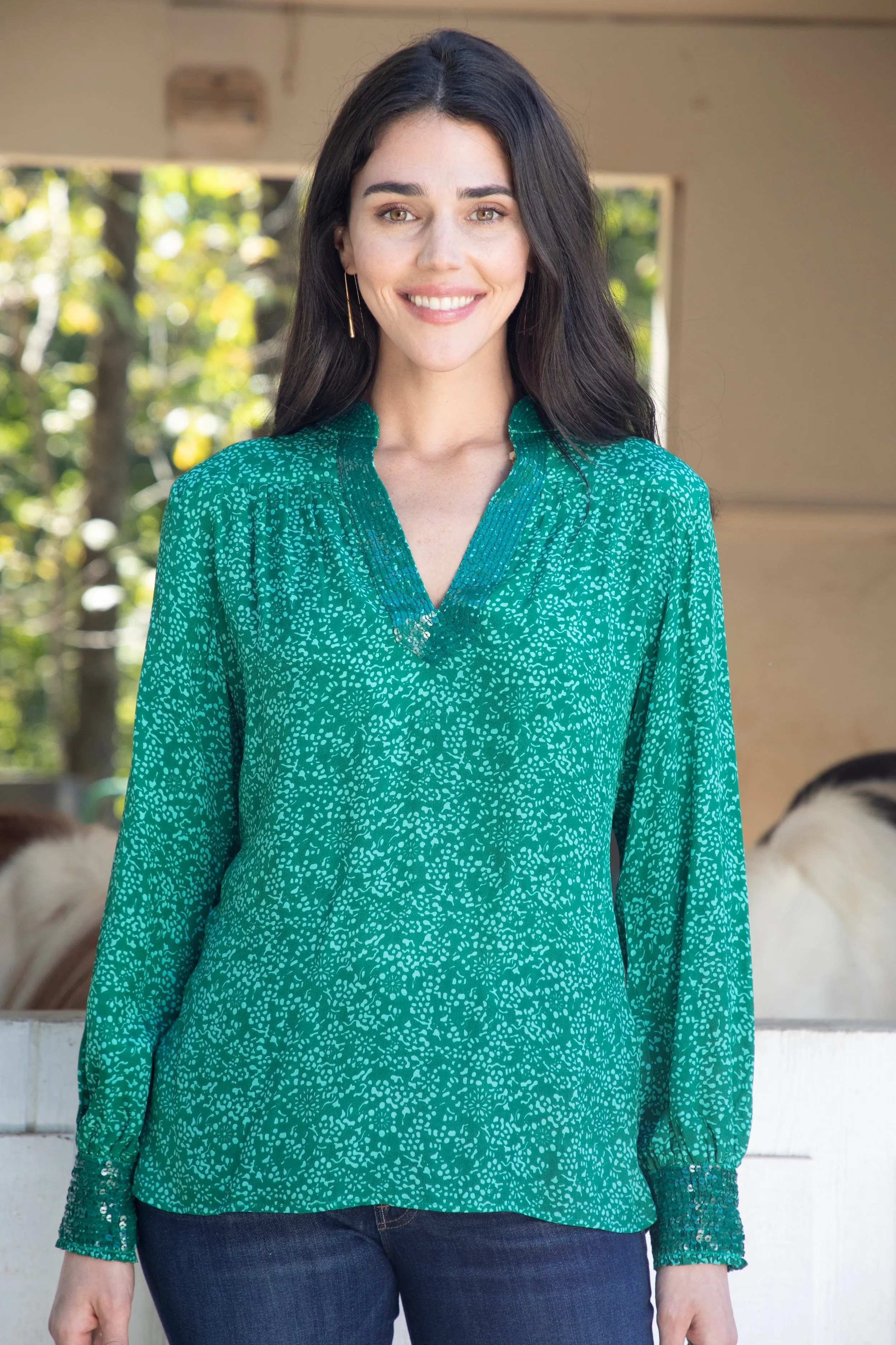 Sevigny Blouse sold by Rungolee product image thumbnail 3