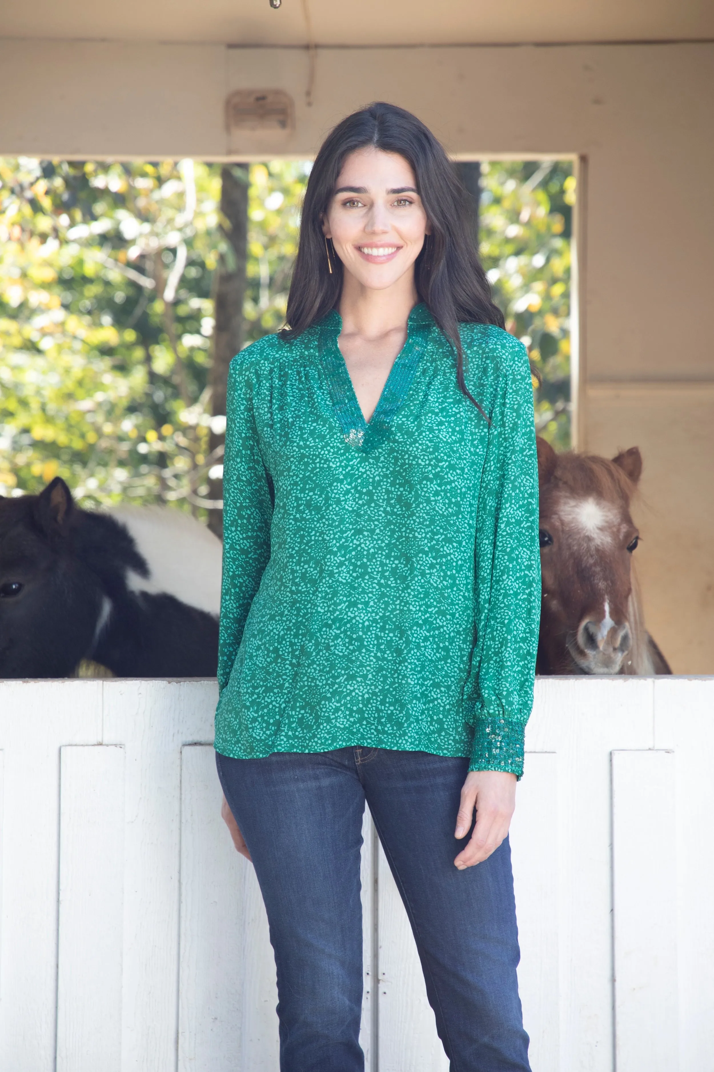 Sevigny Blouse sold by Rungolee product image thumbnail 2
