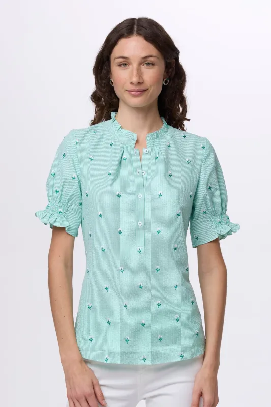 Lola Embroidered Blouse made by Rungolee