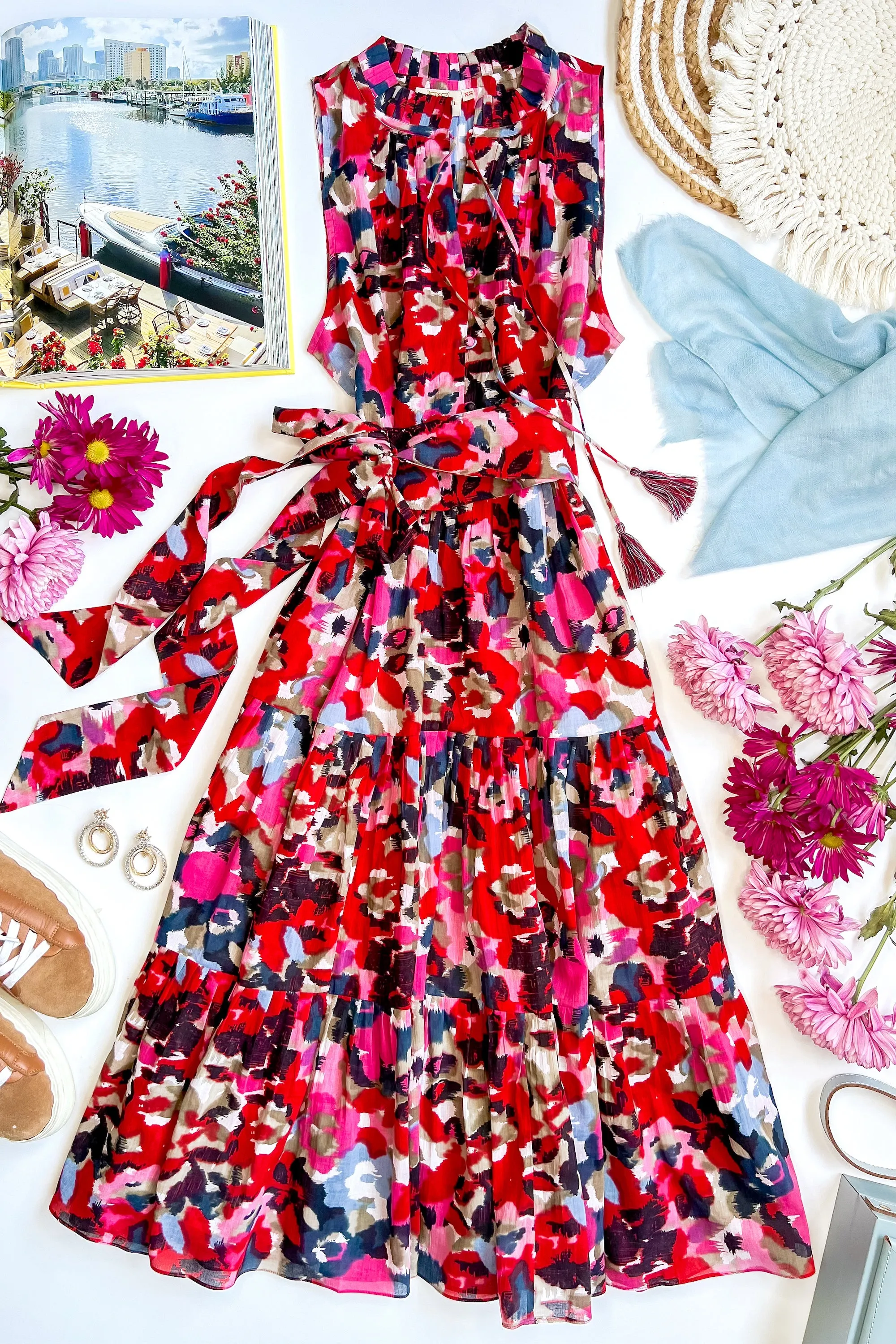 Melodie Sleeveless Cotton Midi Dress sold by Rungolee product image thumbnail 5