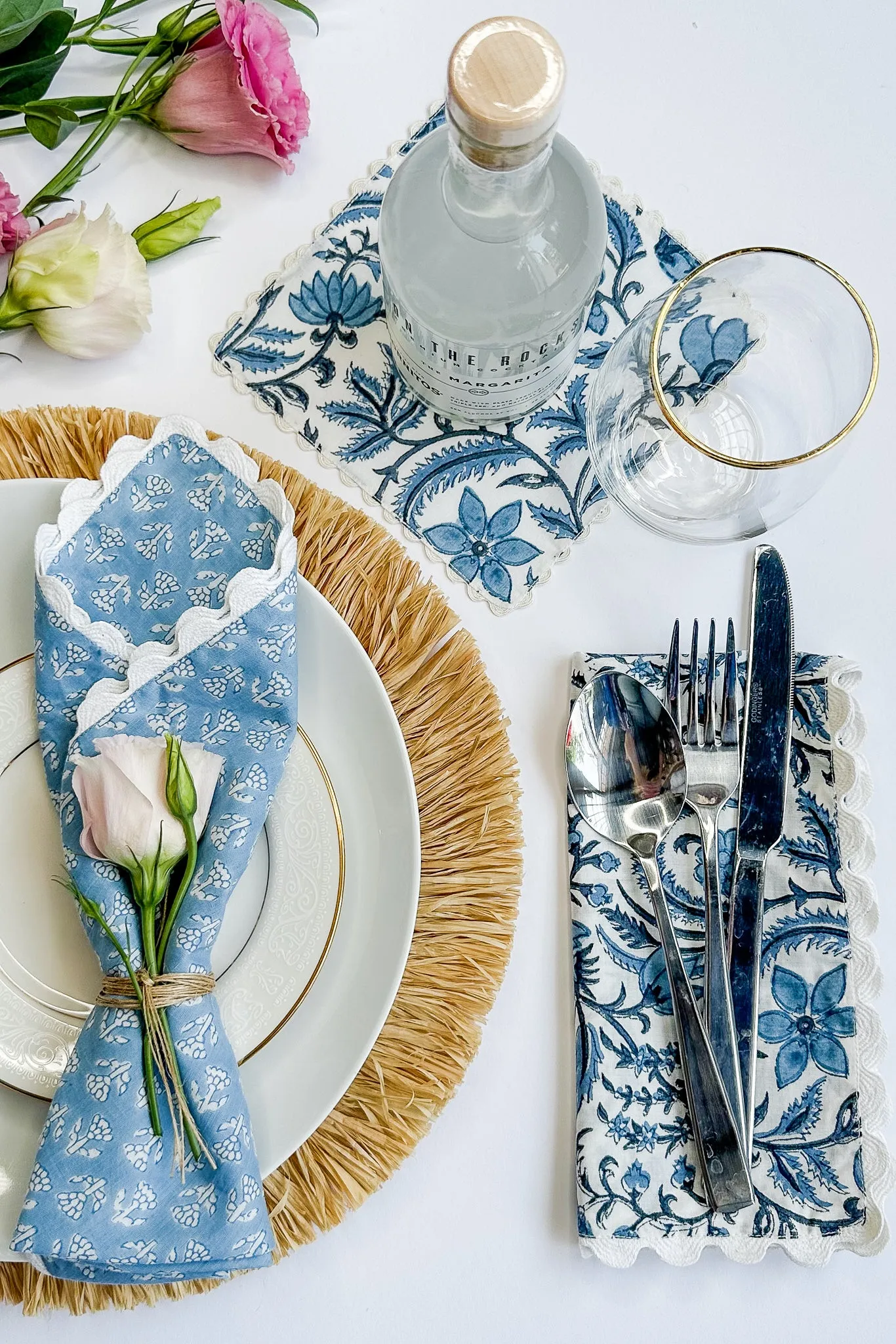 Lace Scallop Napkins | Set of 4 sold by Rungolee product image thumbnail 3