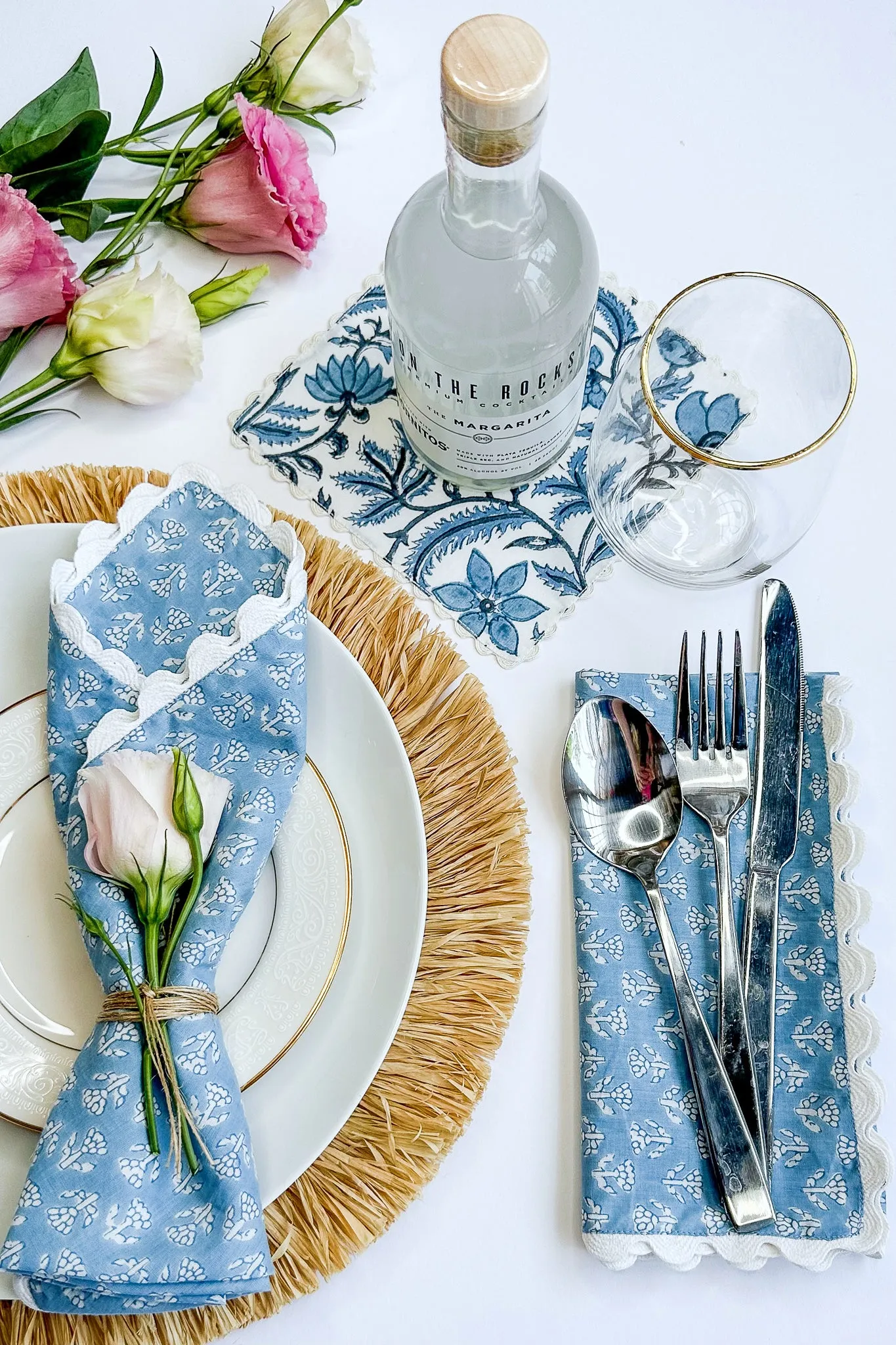 Lace Scallop Napkins | Set of 4 sold by Rungolee product image thumbnail 2