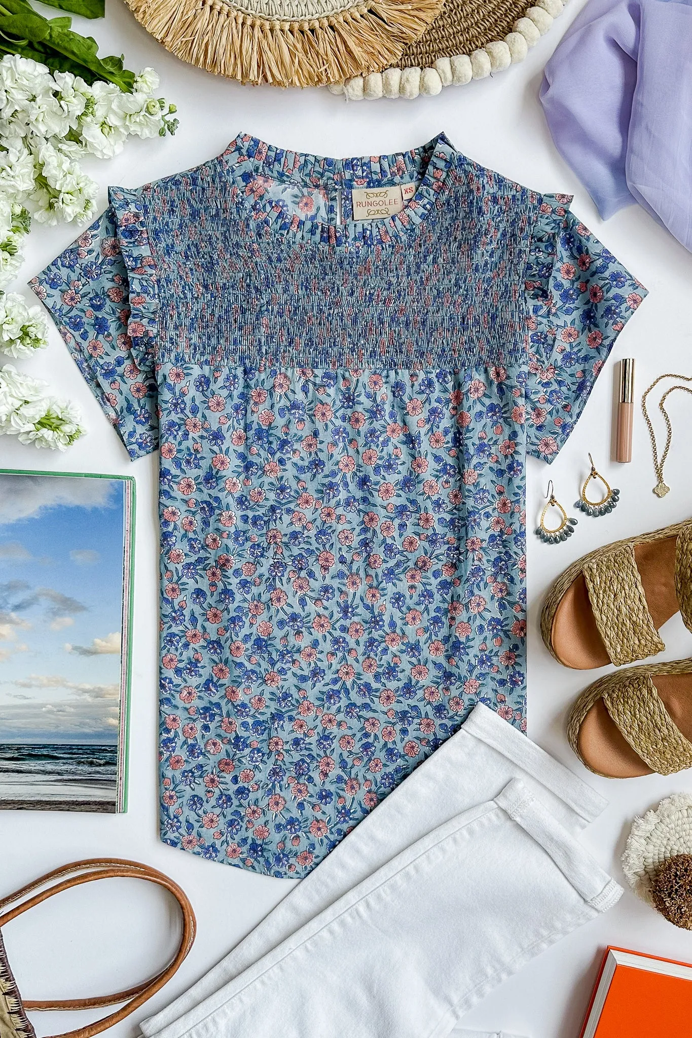 Karli Cotton Blouse sold by Rungolee