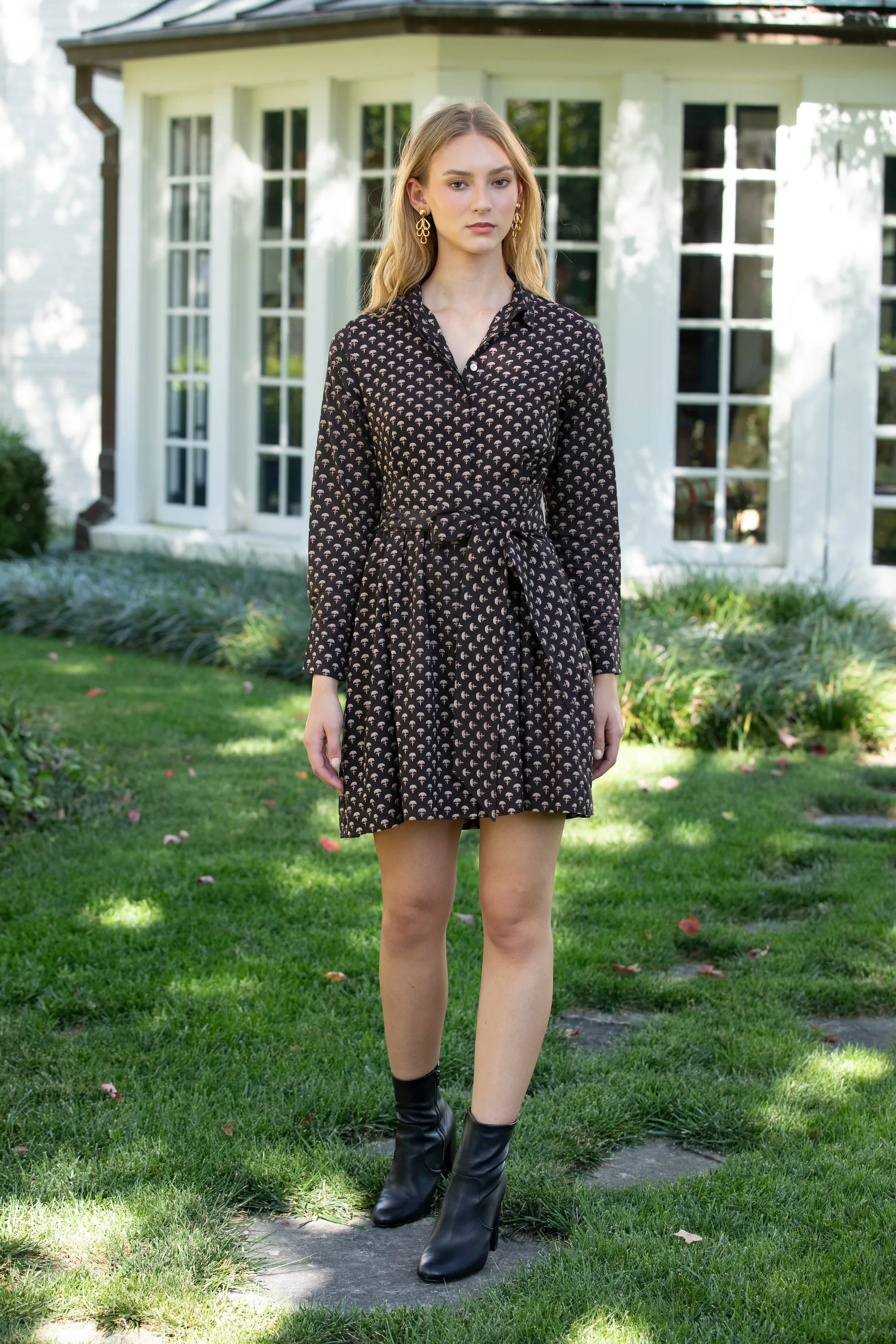 St. Germain Full Sleeve Cotton Dress sold by Rungolee product image thumbnail 2