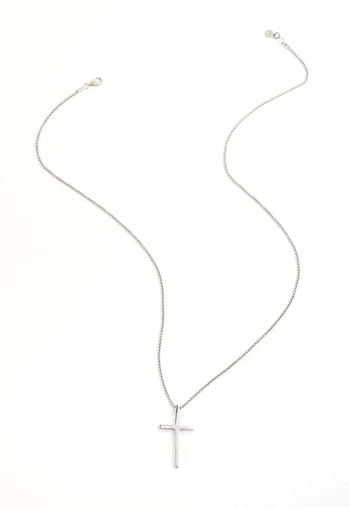 The Classic Cross Necklace in Sterling Silver sold by Starfish Project product image thumbnail 4