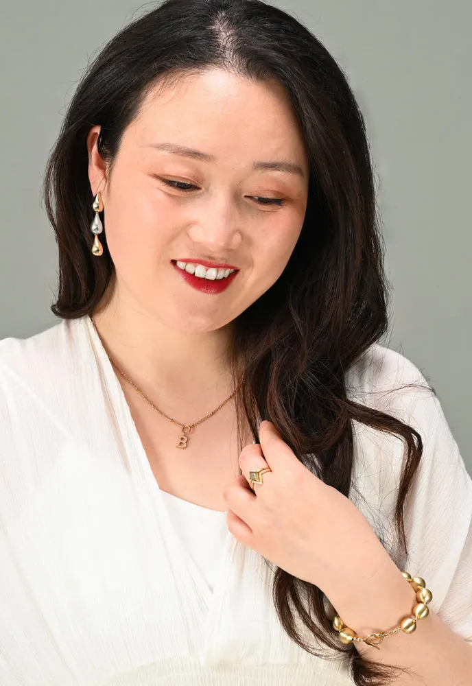 Fresh Beginnings Mixed Metal Drop Earrings sold by Starfish Project product image thumbnail 3