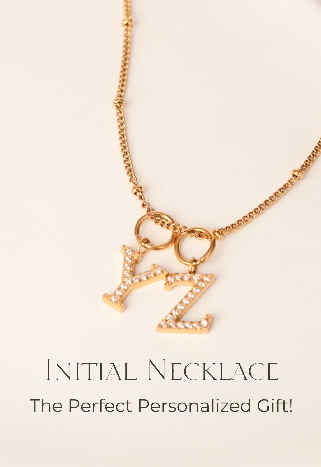 Initial Gold Necklace- Two Charms sold by Starfish Project product image thumbnail 2