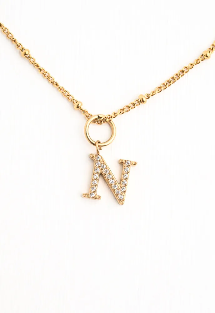 Initial Gold Necklace- Two Charms sold by Starfish Project product image thumbnail 5