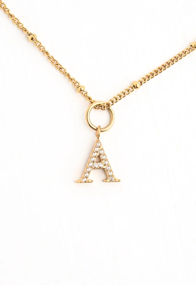 Initial Gold Necklace- Two Charms sold by Starfish Project product image thumbnail 4