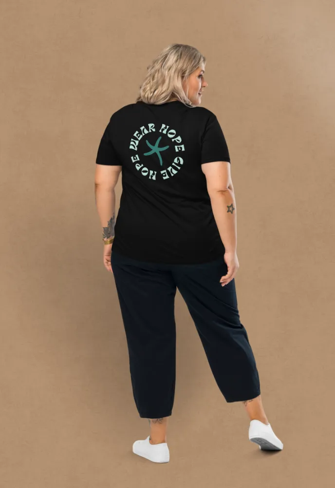 Give Hope Unisex Organic Cotton T-shirt sold by Starfish Project product image thumbnail 3