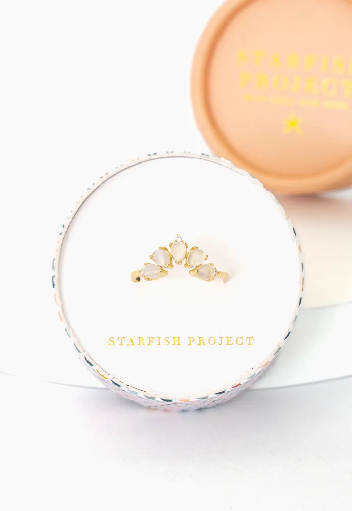 Celestial Moonstone Ring sold by Starfish Project product image thumbnail 4