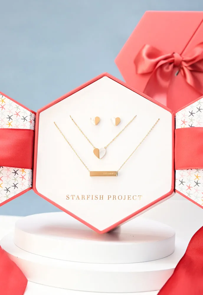 The Gift Hope Gift Box in Gold sold by Starfish Project
