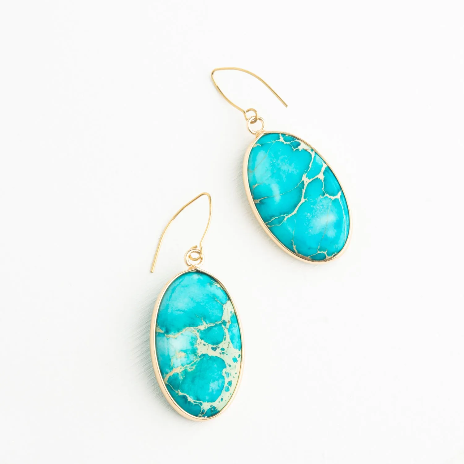 Tranquil Emperor Stone Earrings sold by Starfish Project