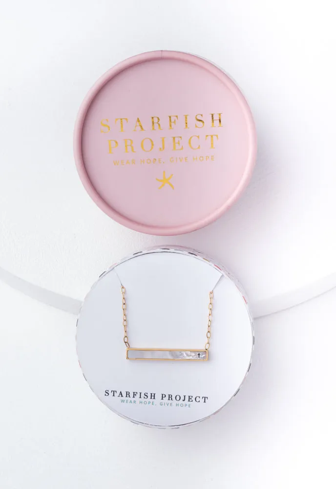 Lenore Cross Bar Necklace sold by Starfish Project product image thumbnail 3