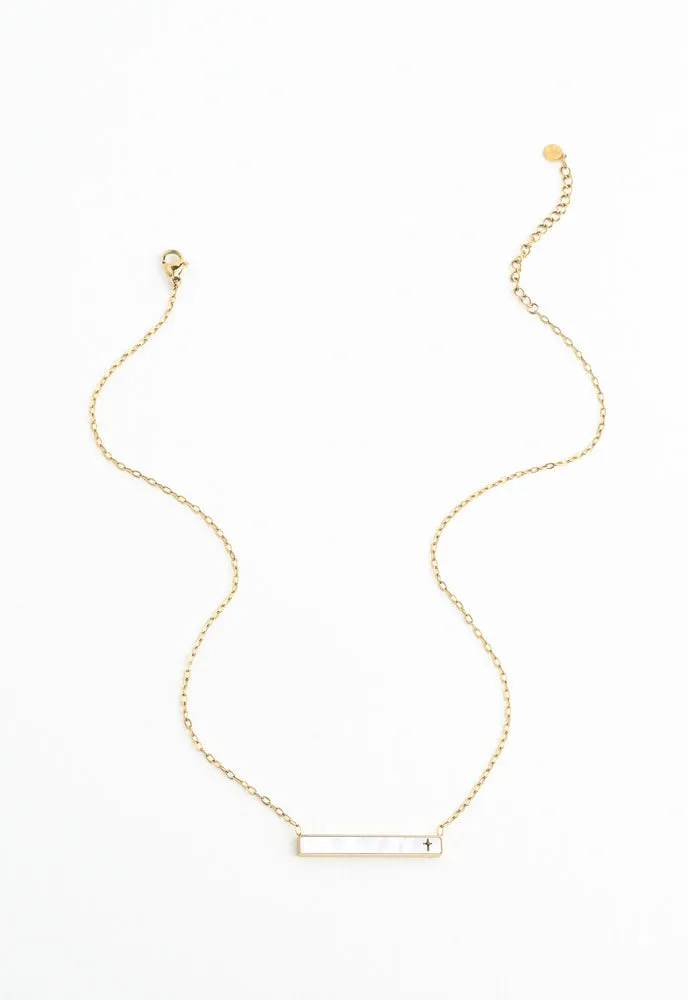 Lenore Cross Bar Necklace sold by Starfish Project product image thumbnail 4