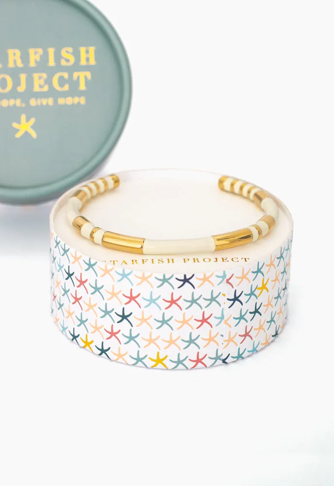 Radiate Hope Cuff in Ivory sold by Starfish Project product image thumbnail 4